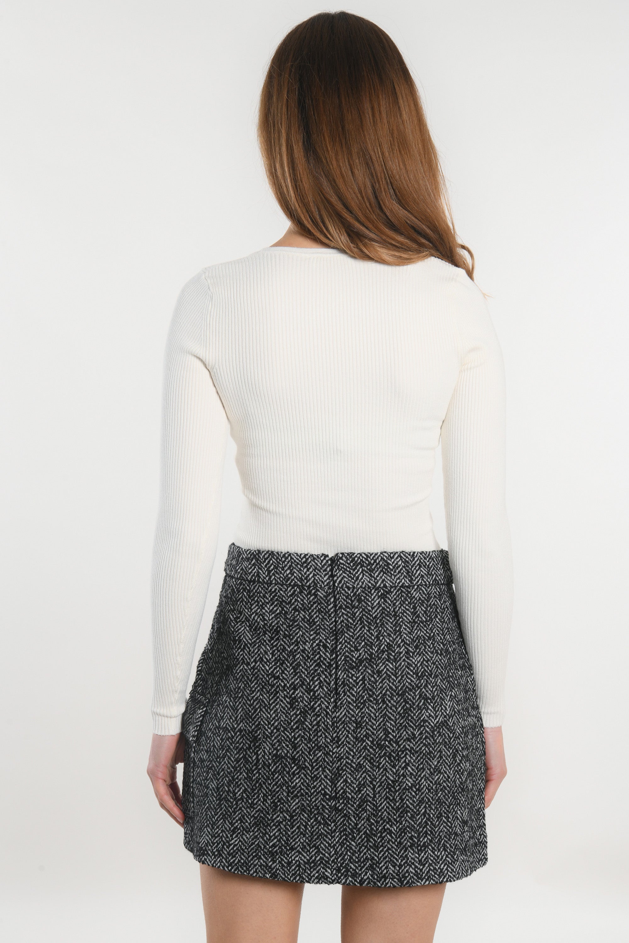 PULL COL U - LOLITA - OFF WHITE