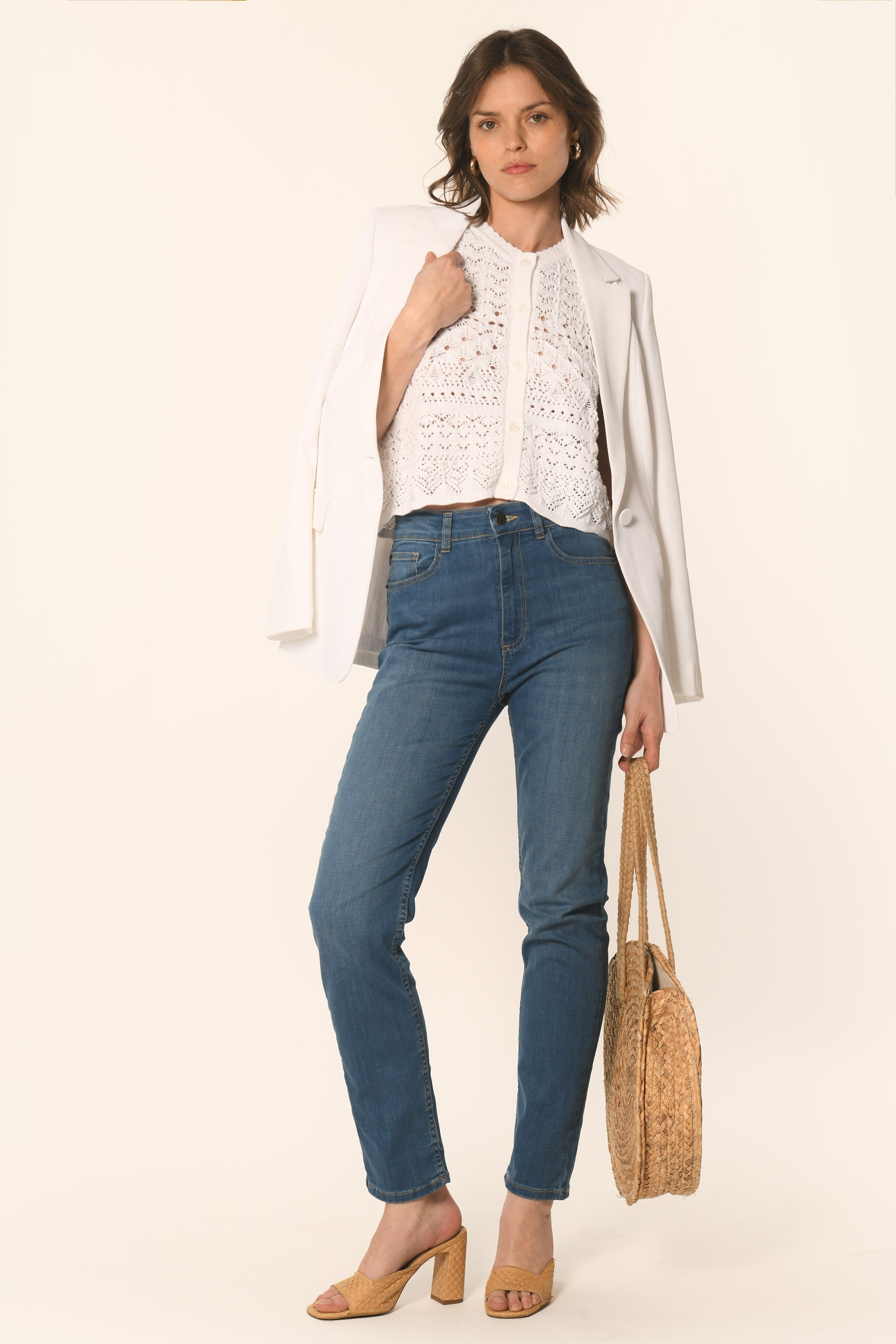 GILET SANS MANCHES - BLANC - ADAR