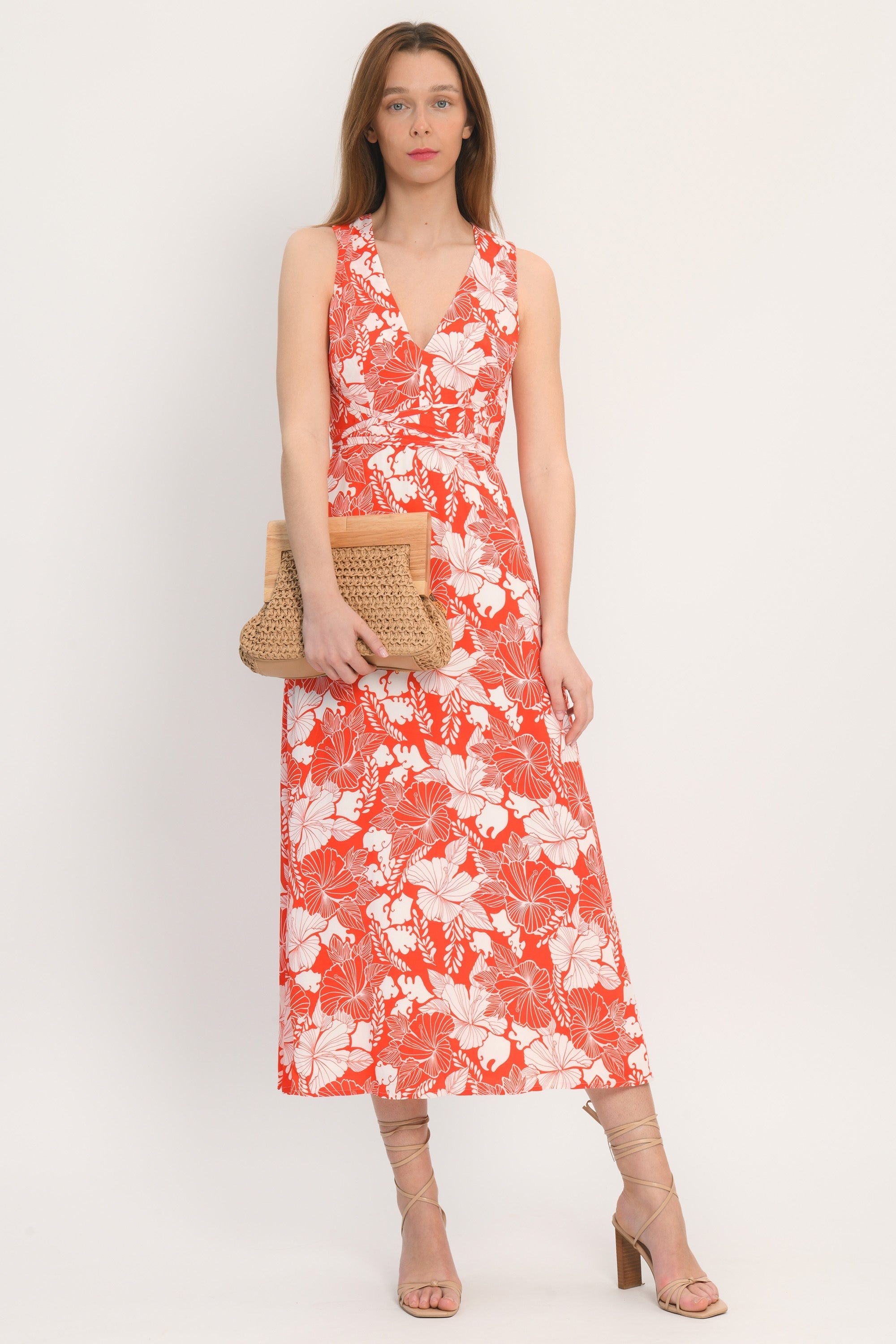 ROBE LONGUE - ADELAIDE - ORANGE