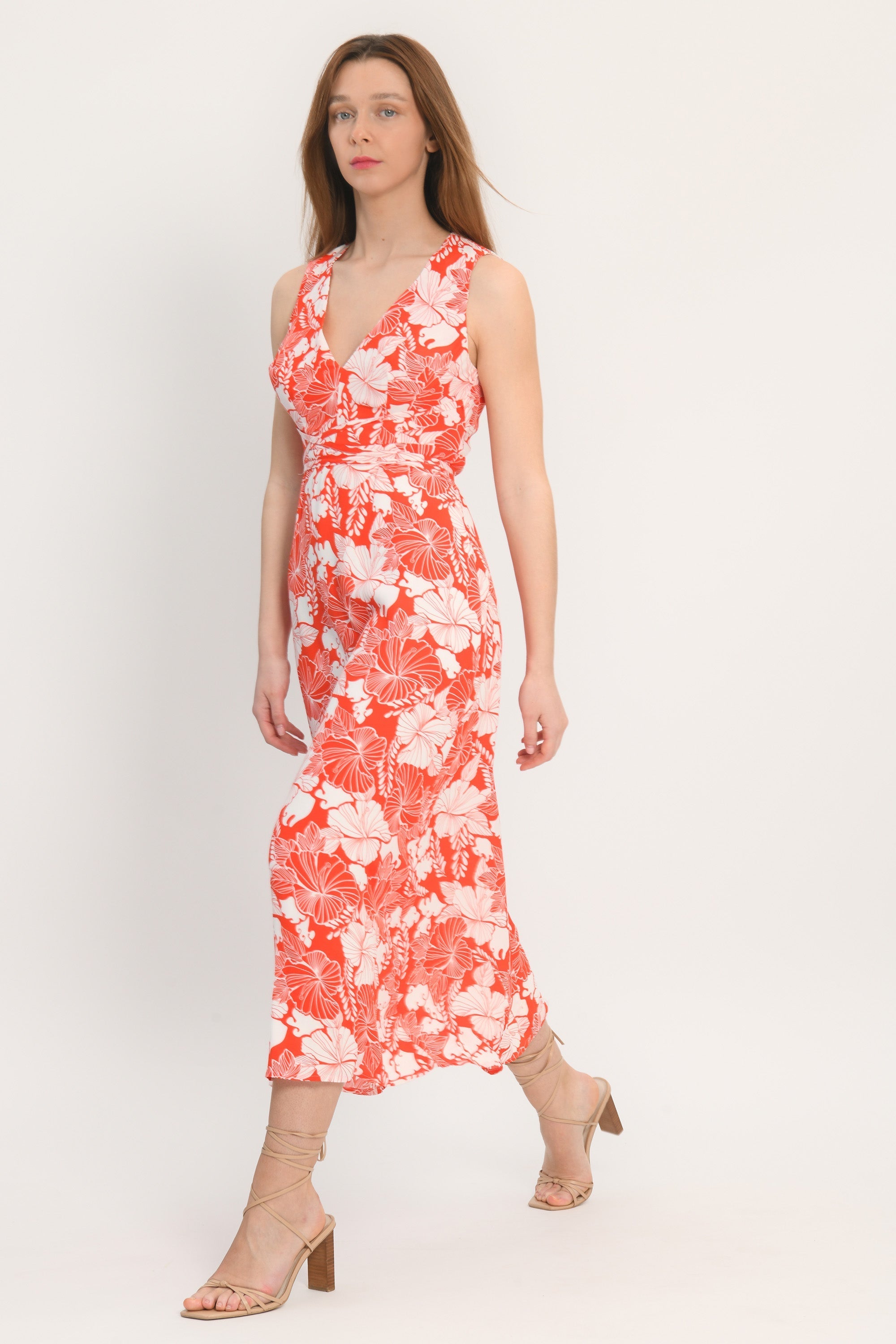 ROBE LONGUE - ADELAIDE - ORANGE