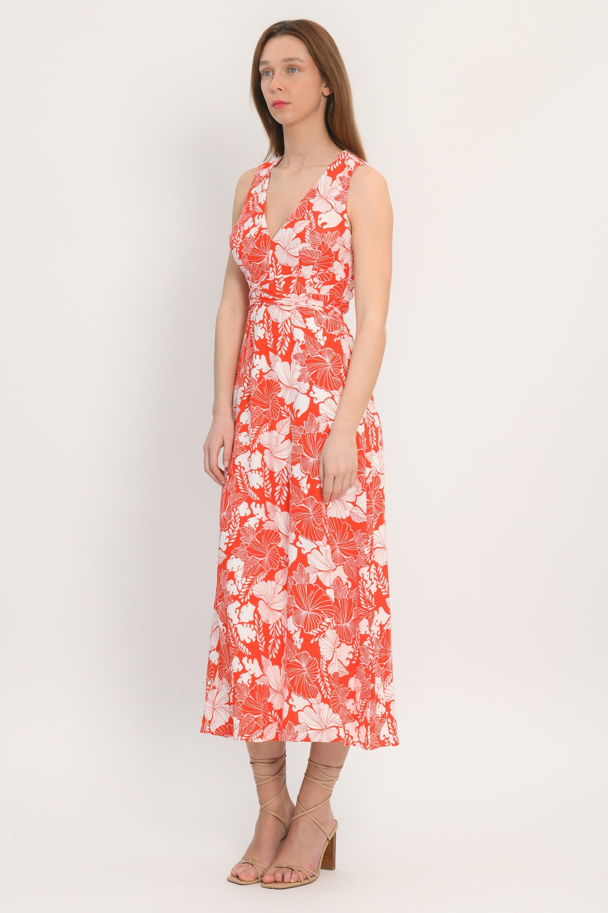 ROBE LONGUE - ADELAIDE - ORANGE