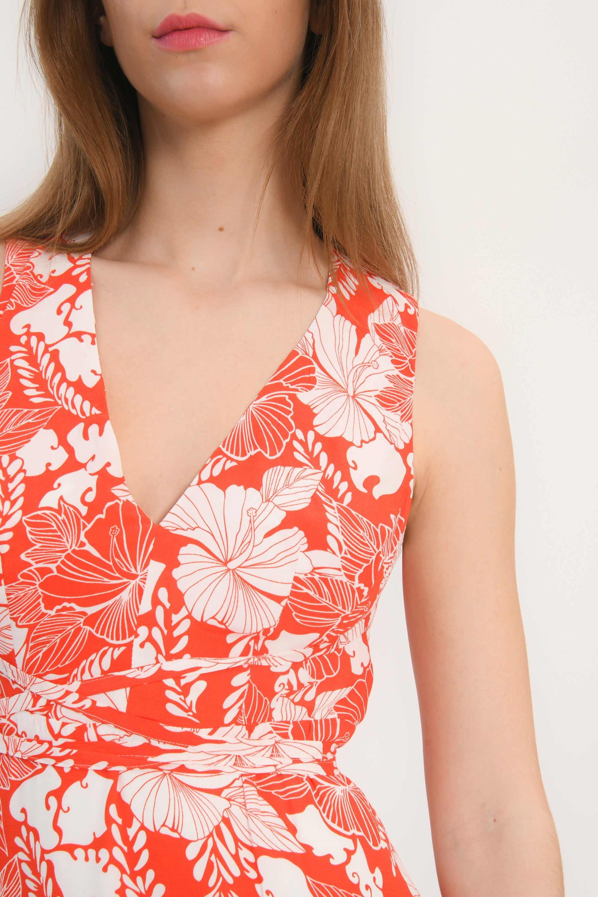 ROBE LONGUE - ADELAIDE - ORANGE