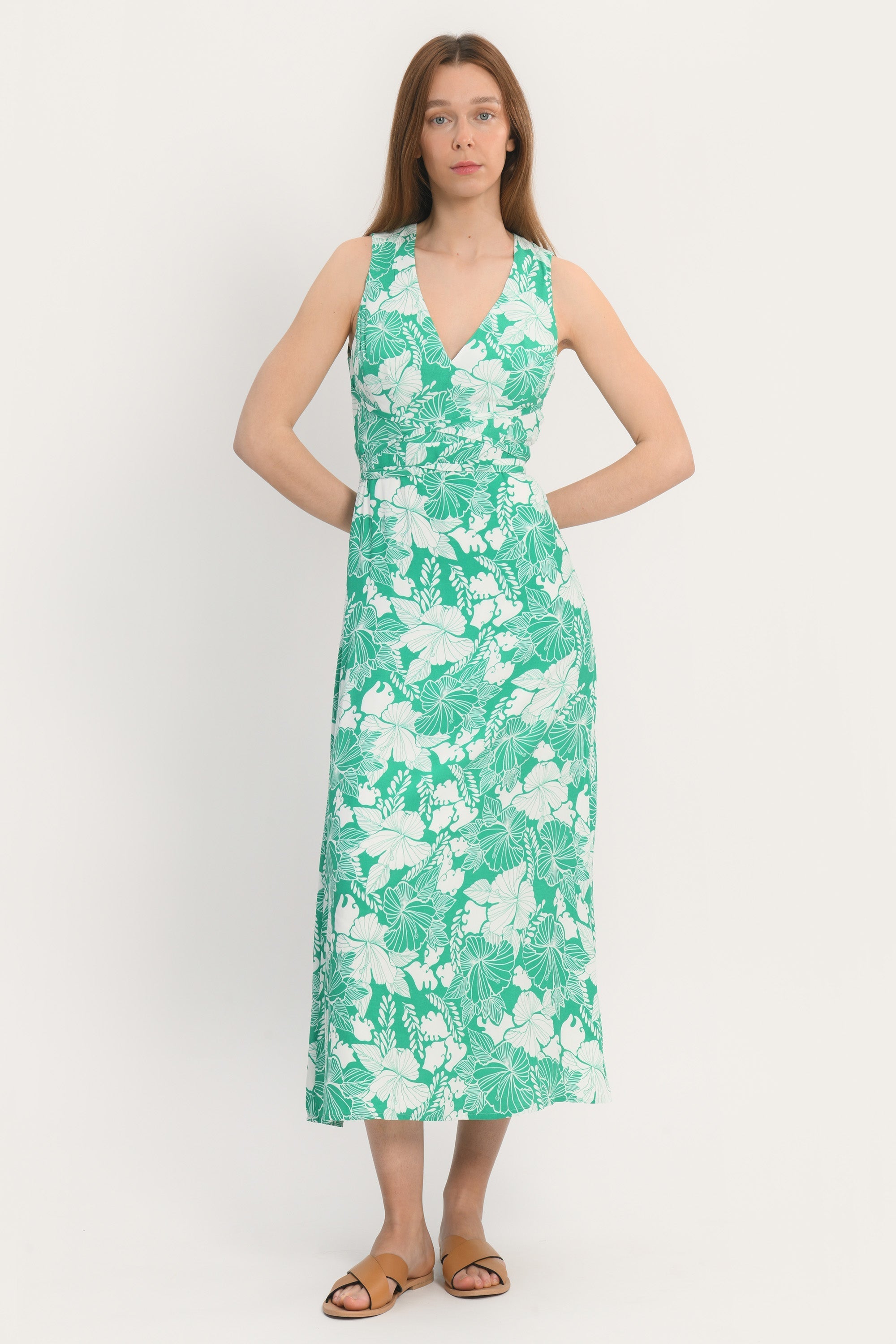 ROBE LONGUE - ADELAIDE - VERTE