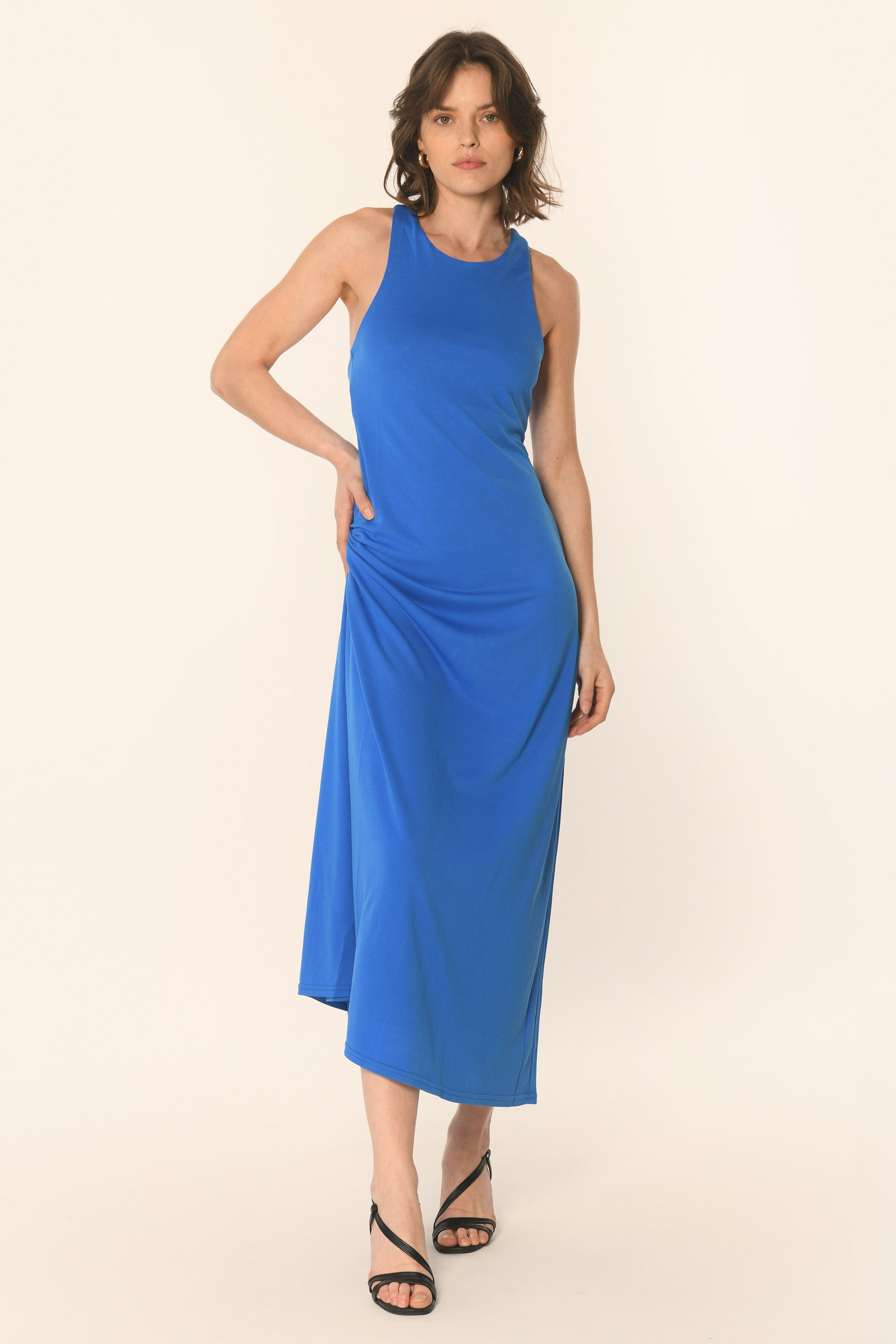 ROBE LONGUE - INDIGO - AIKO
