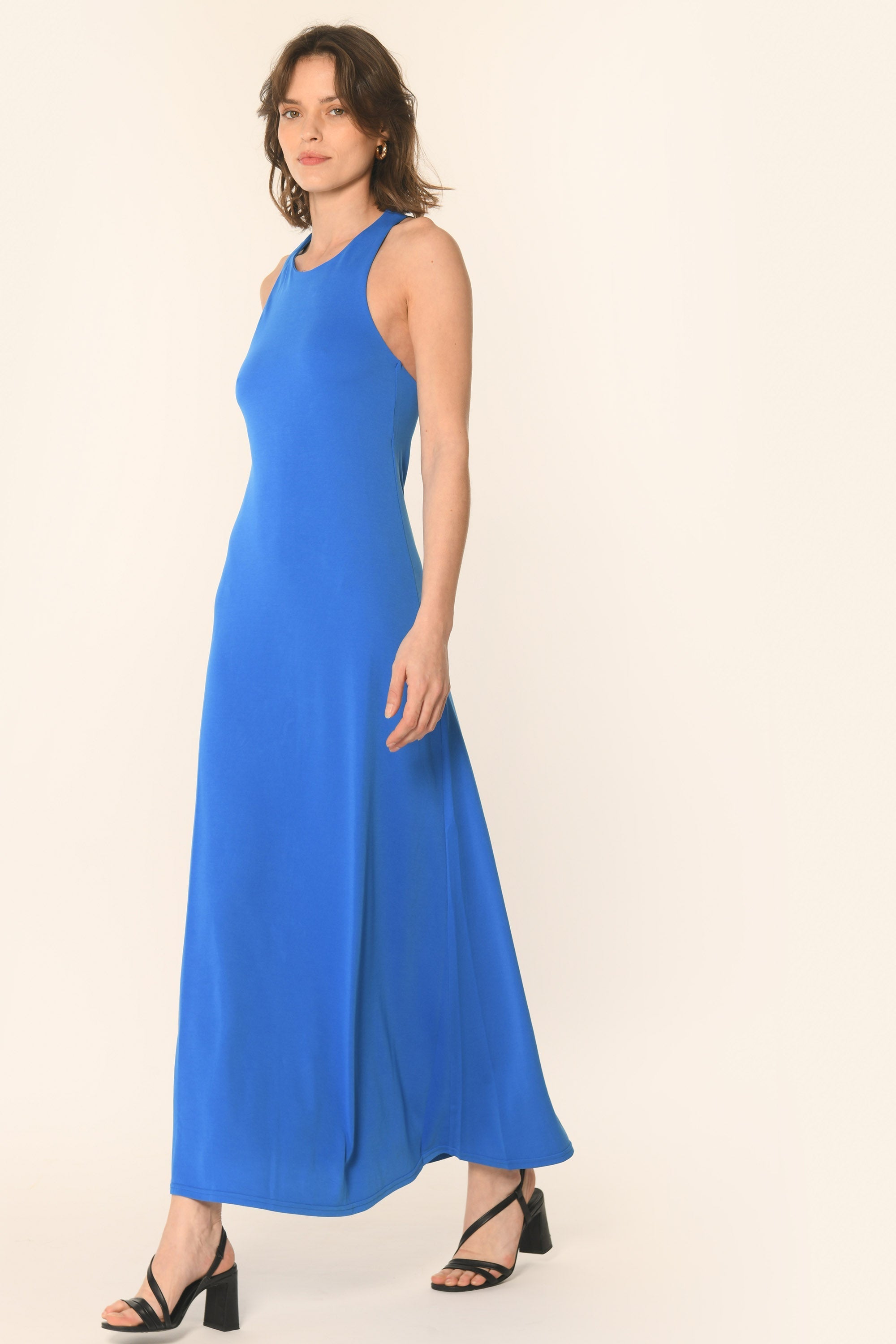 ROBE LONGUE - INDIGO - AIKO