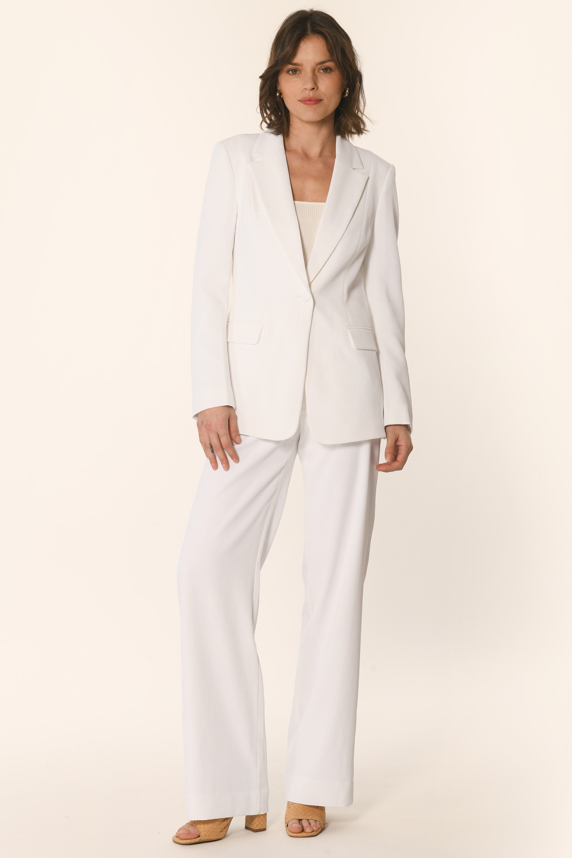VESTE LONGUE - BLANC - ALBA