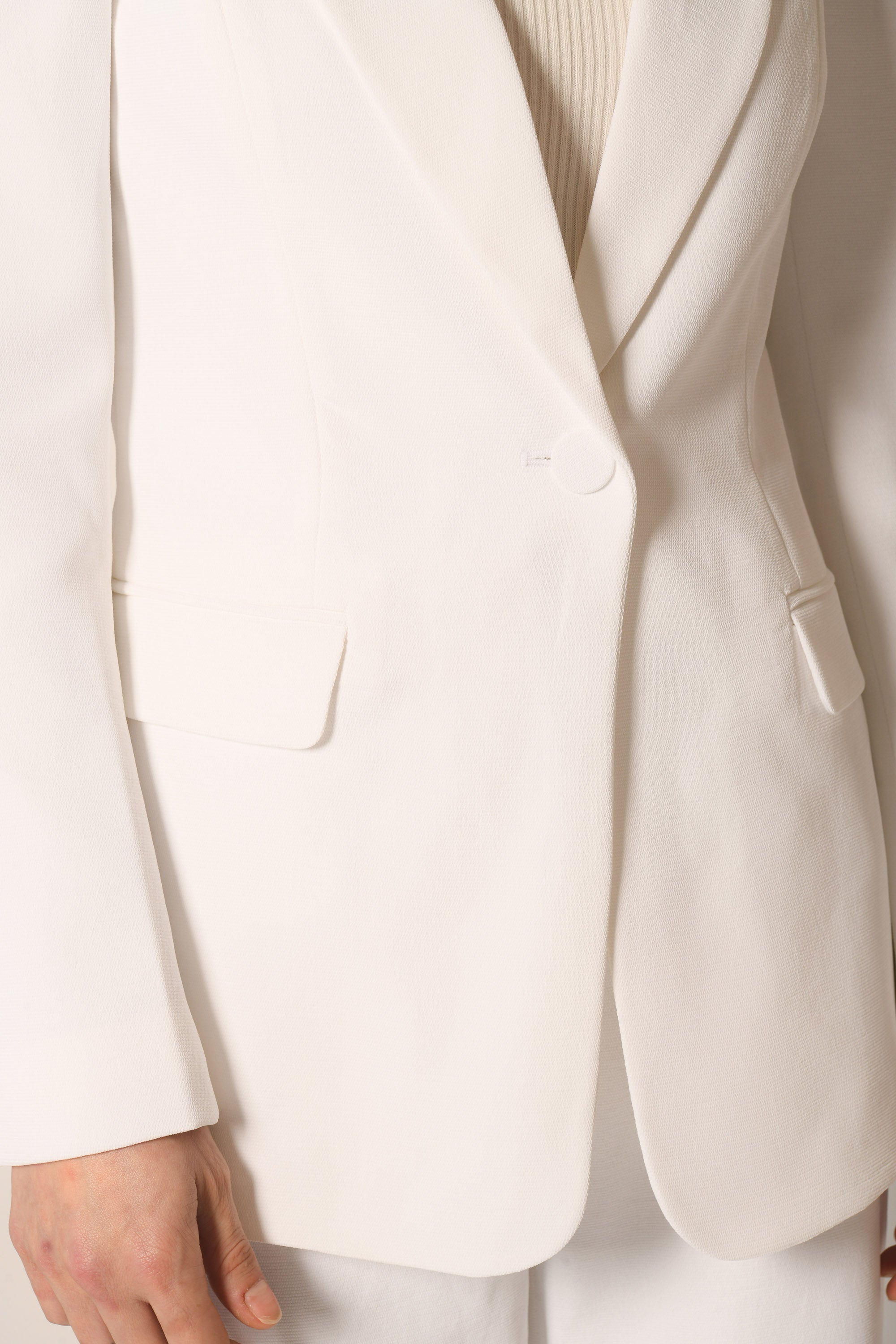 VESTE LONGUE - BLANC - ALBA
