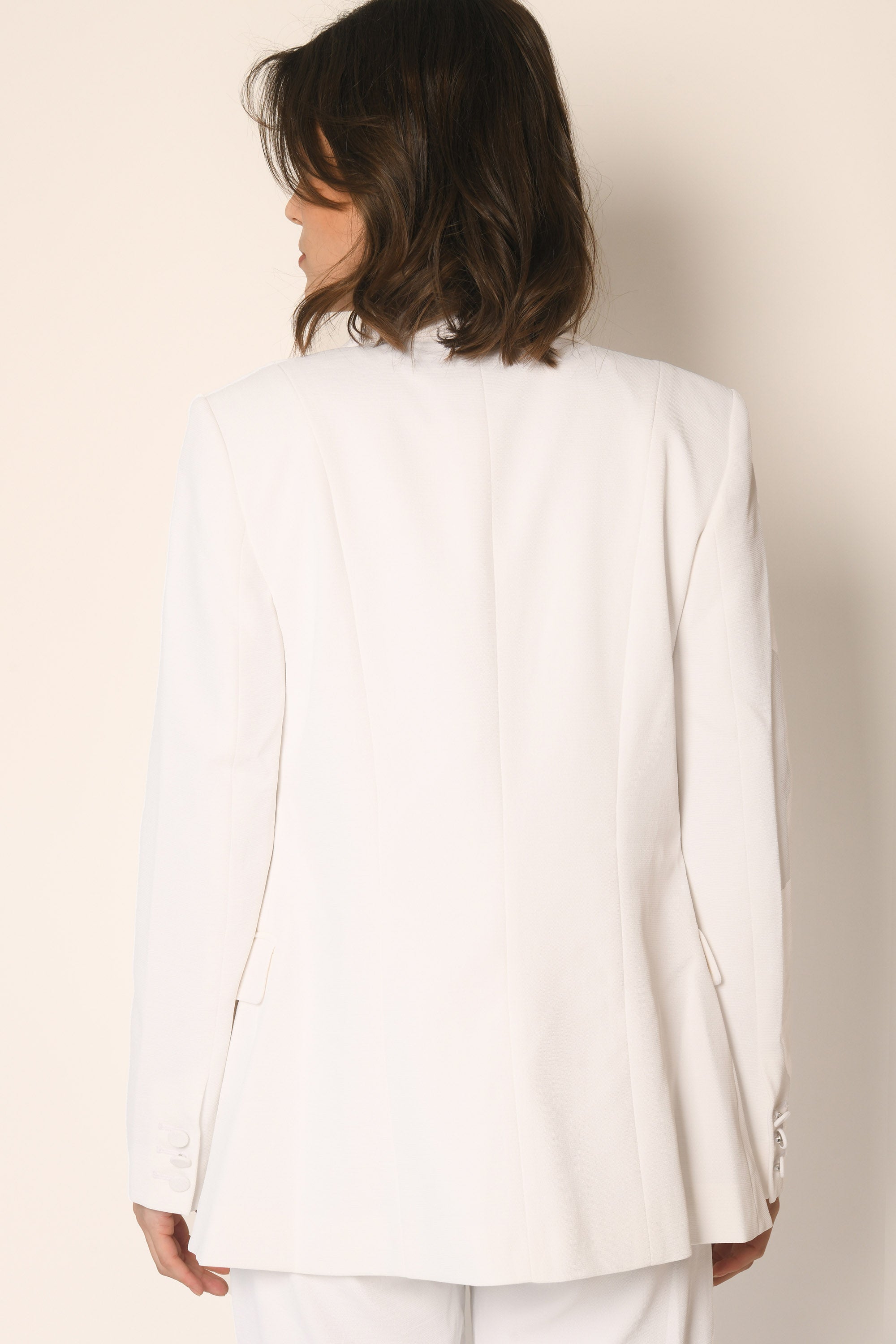 VESTE LONGUE - BLANC - ALBA