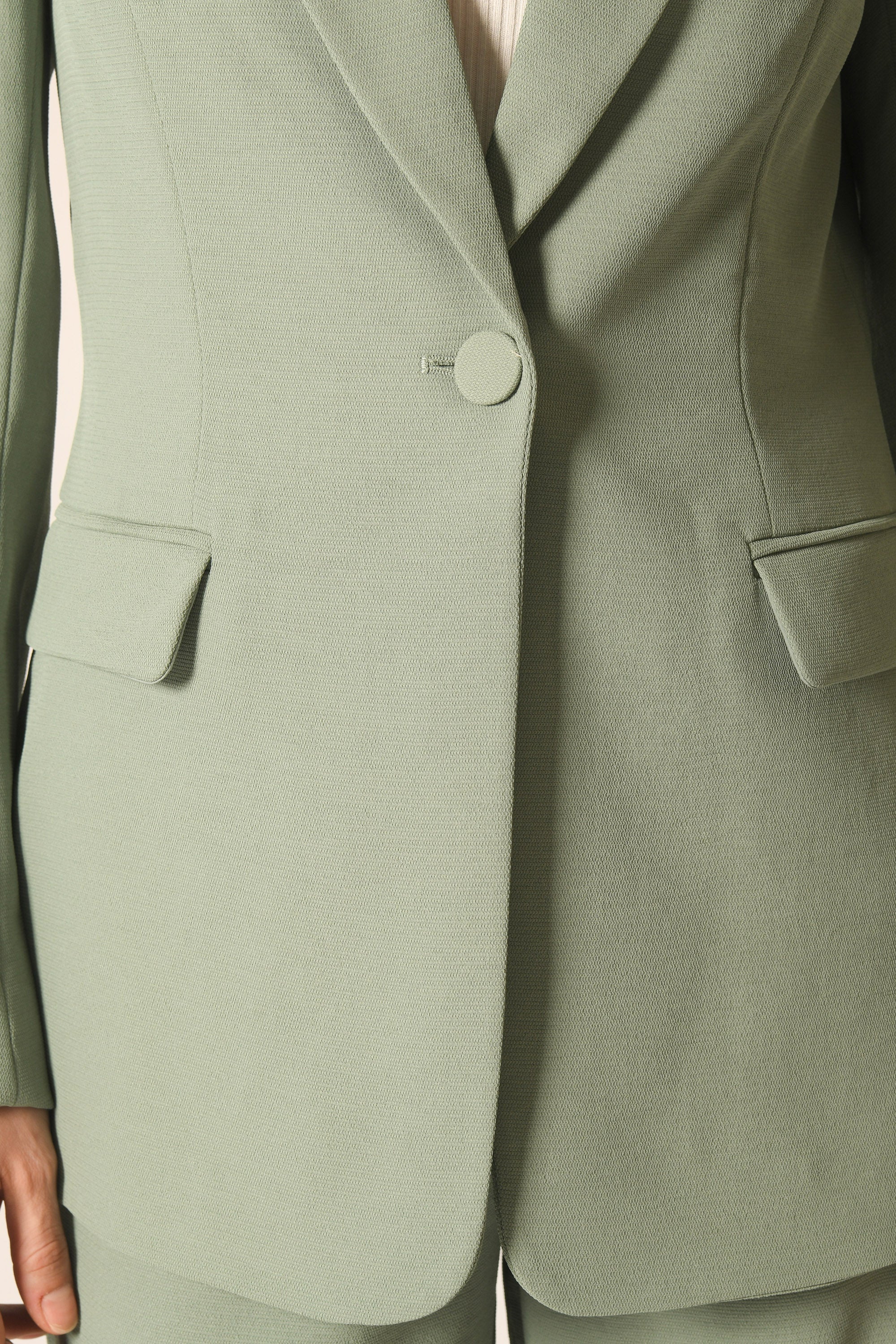 VESTE LONGUE - SAUGE - ALBA