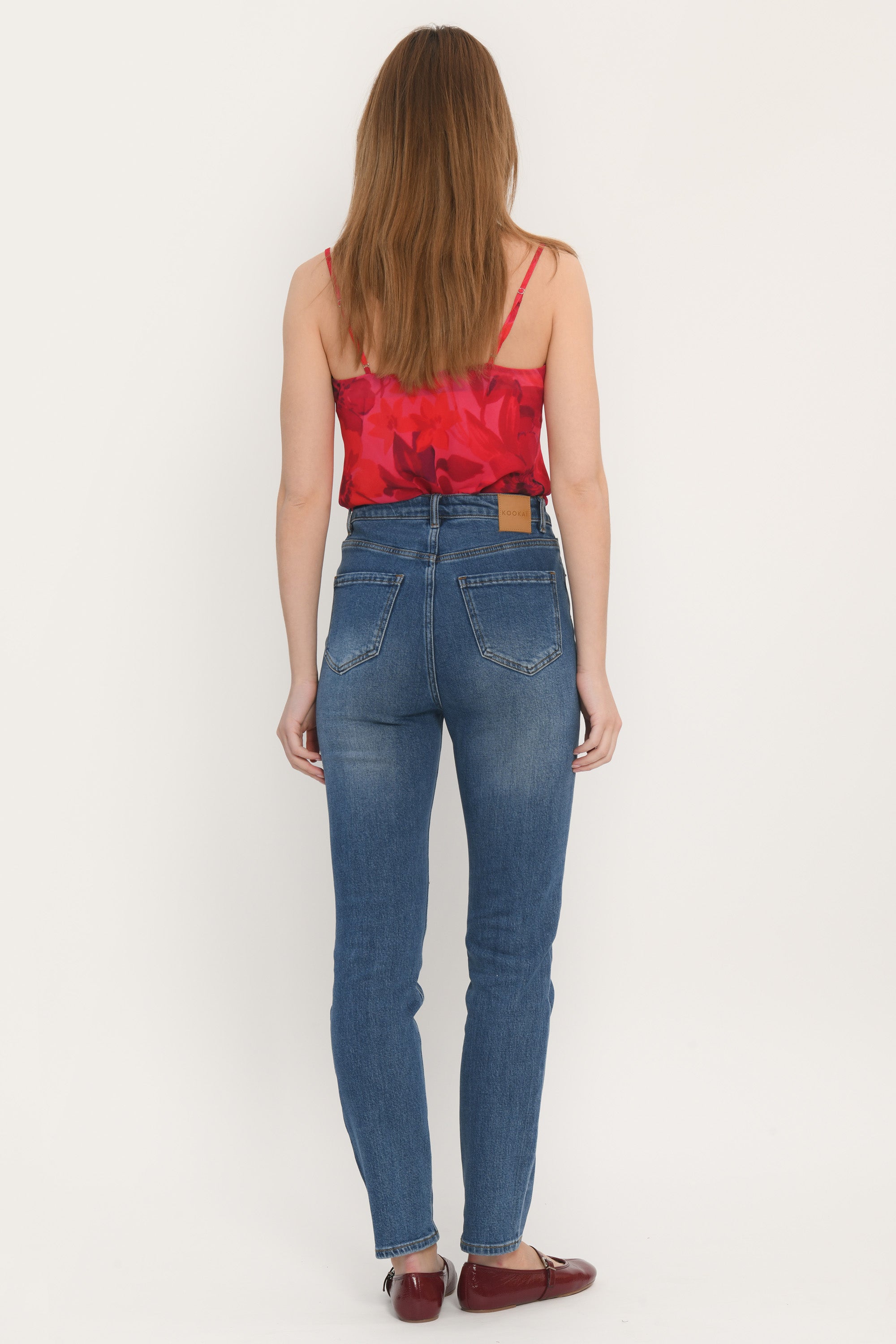 JEAN MUM - STONE WASH - ALBION