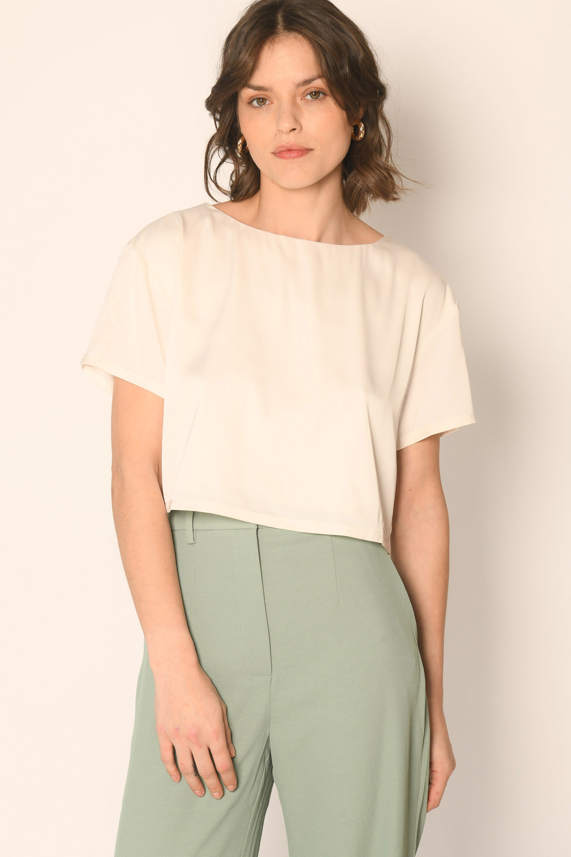 TOP - CREME - ALEX