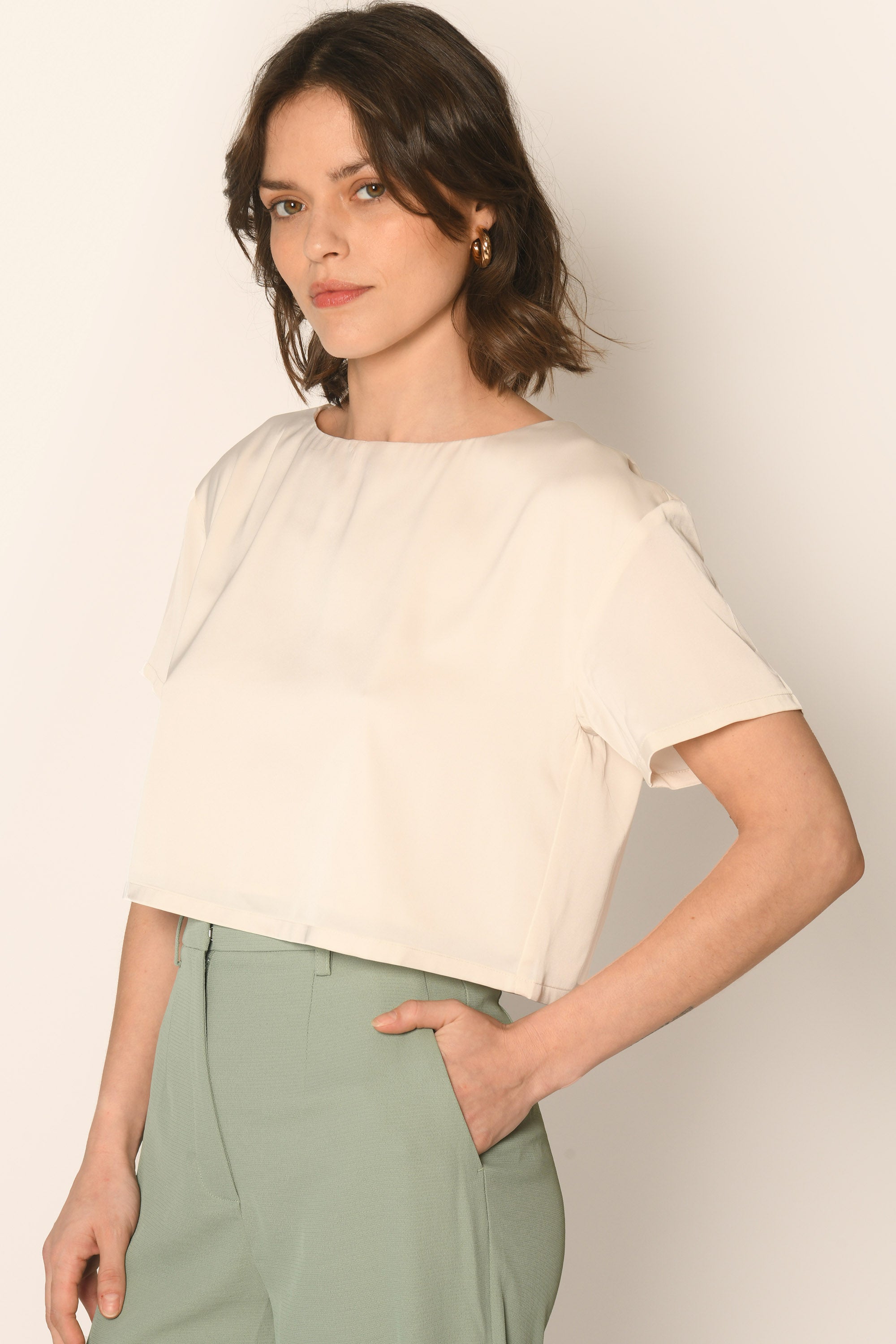 TOP - CREME - ALEX