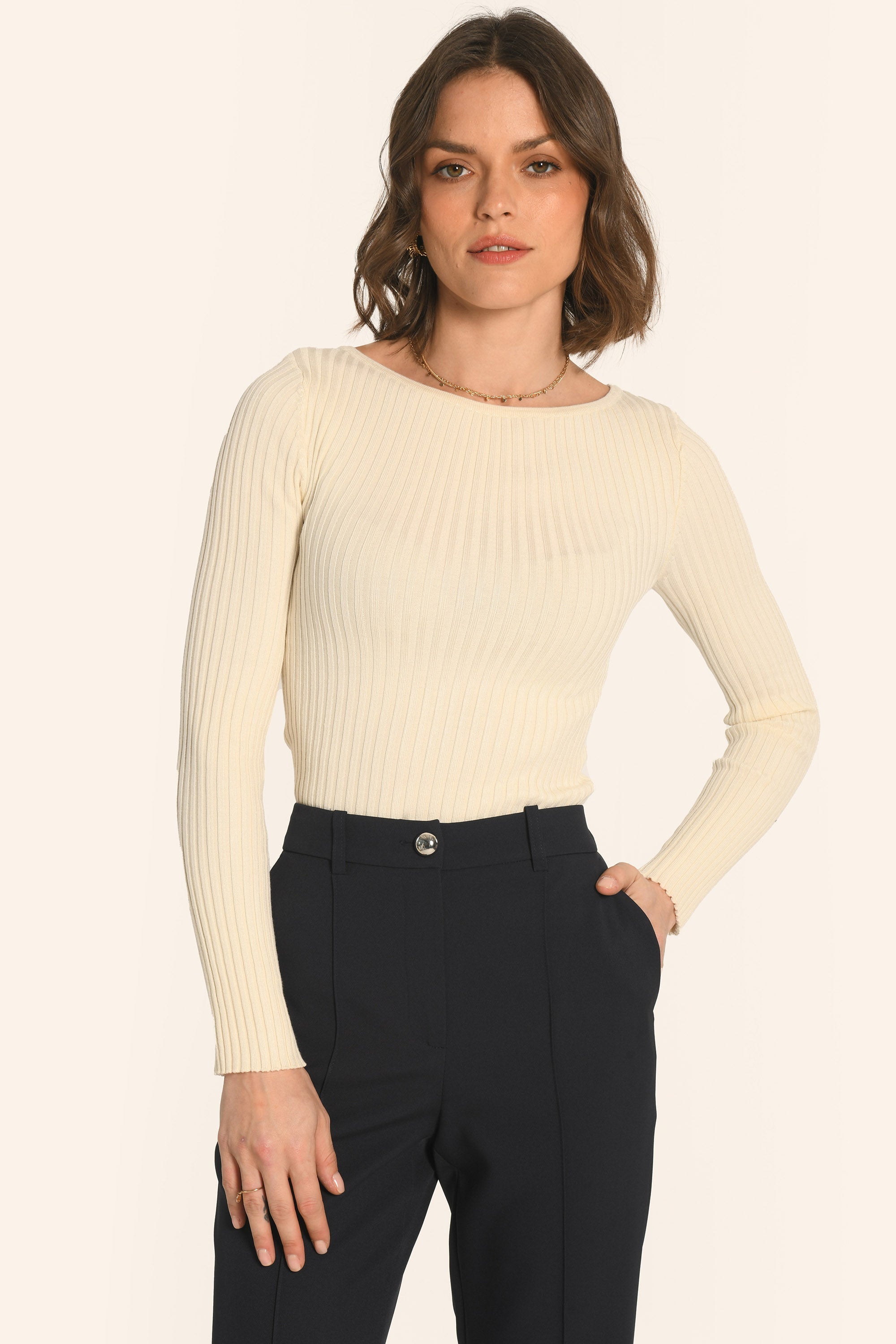 PULL - ÉCRU - ALIDA