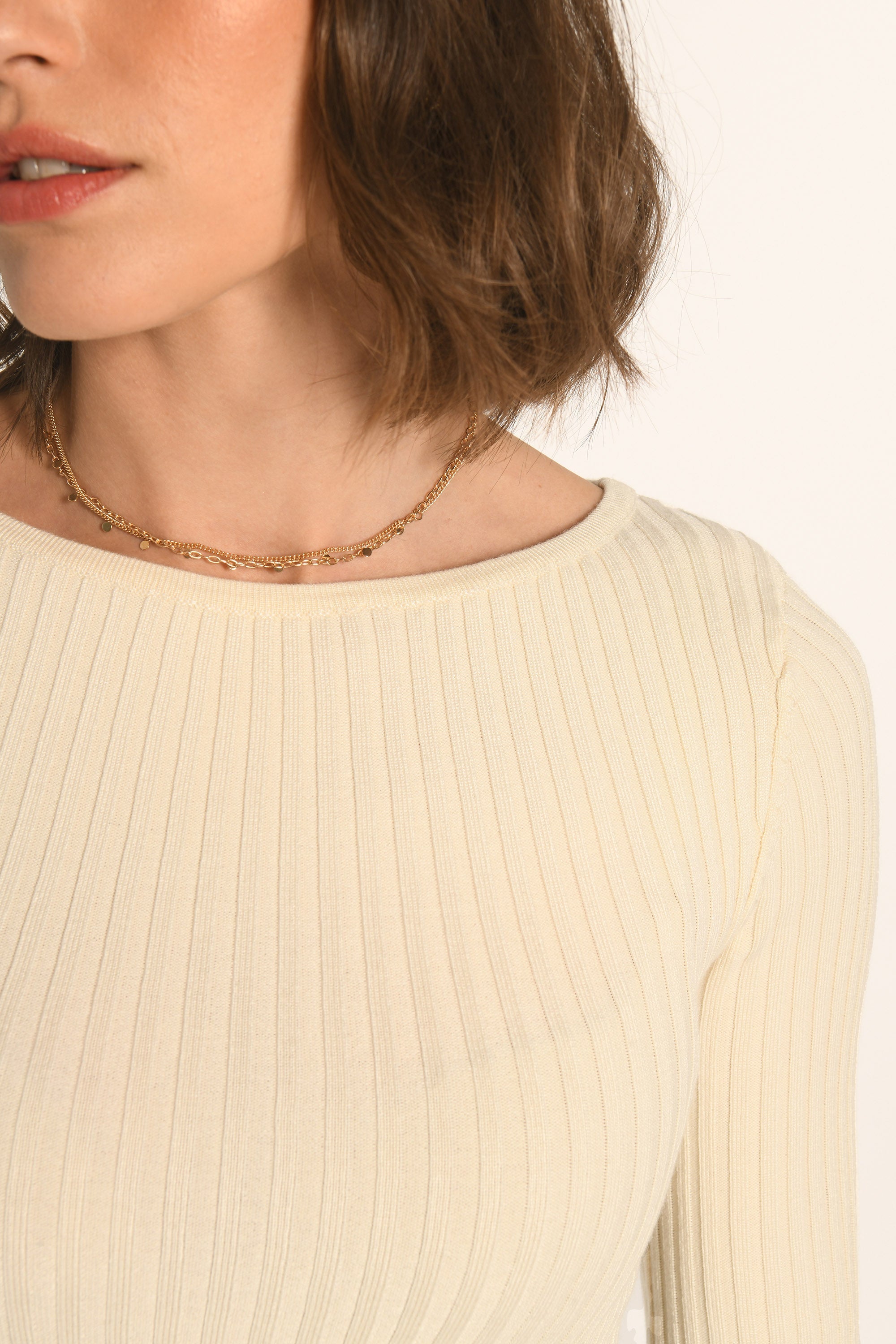 PULL - ÉCRU - ALIDA