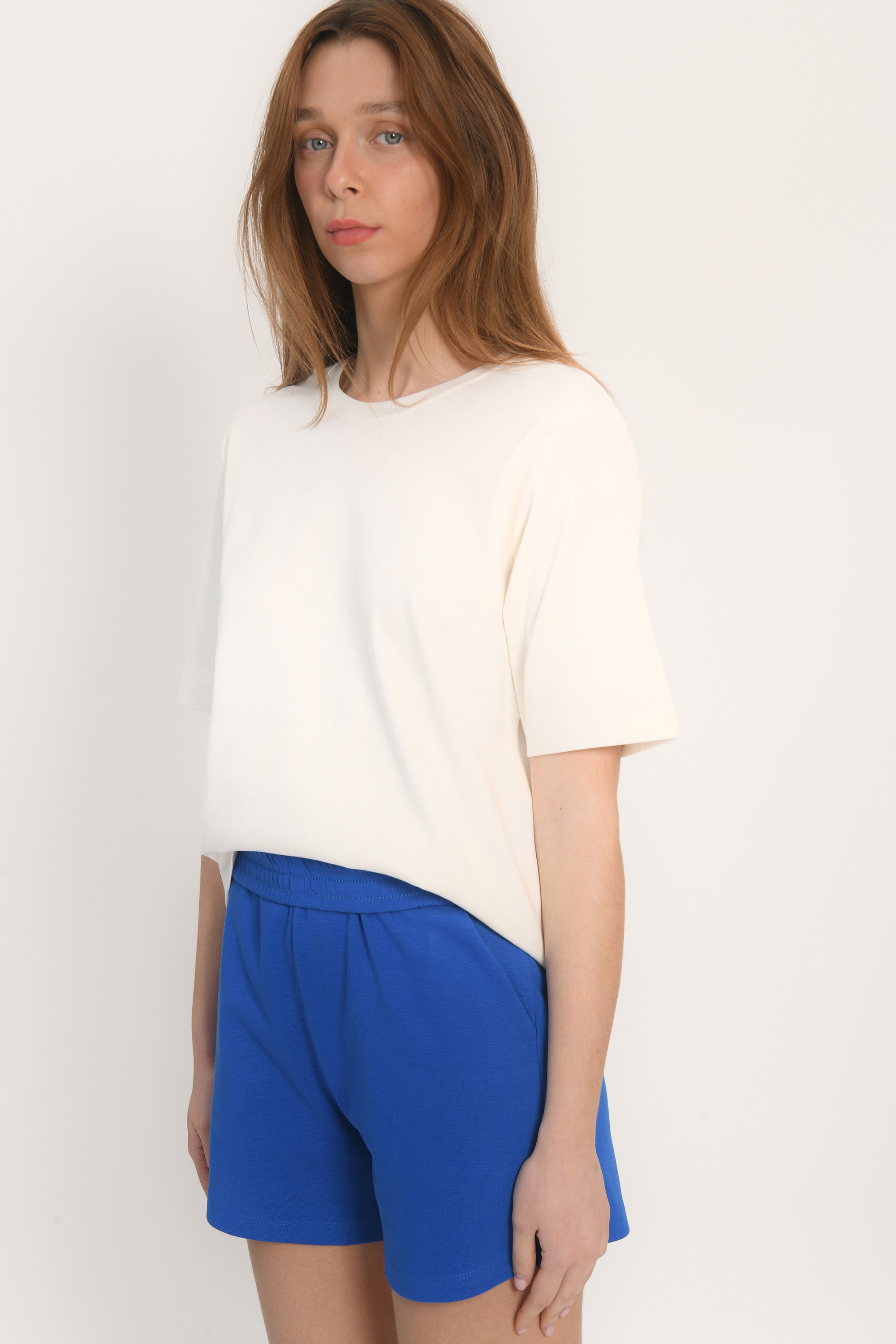 TEE SHIRT MANCHES COURTES - ALISSON - BLANC