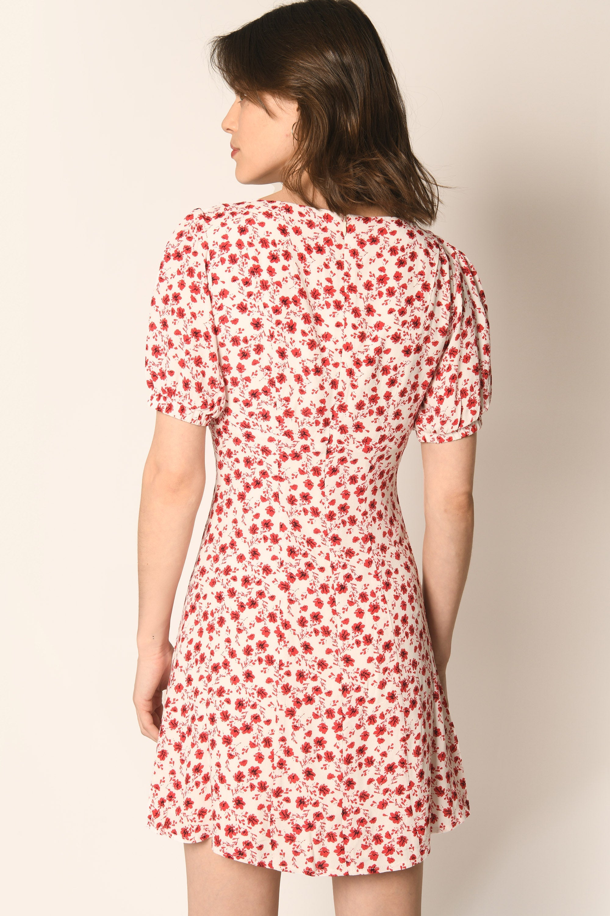 ROBE COURTE- ROUGE - ALIZÉE