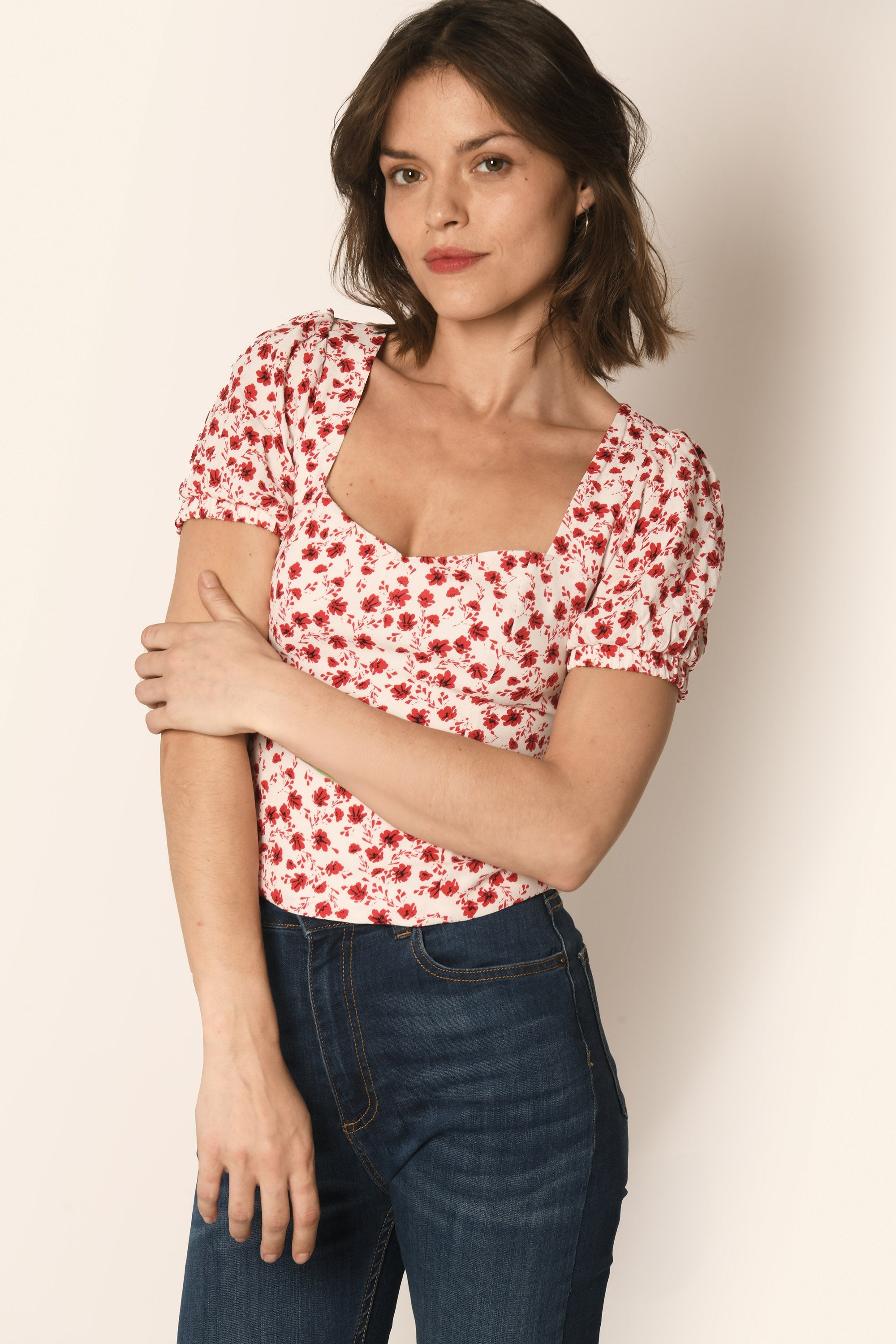 TOP FLEURS- ROUGE - ALIZÉE