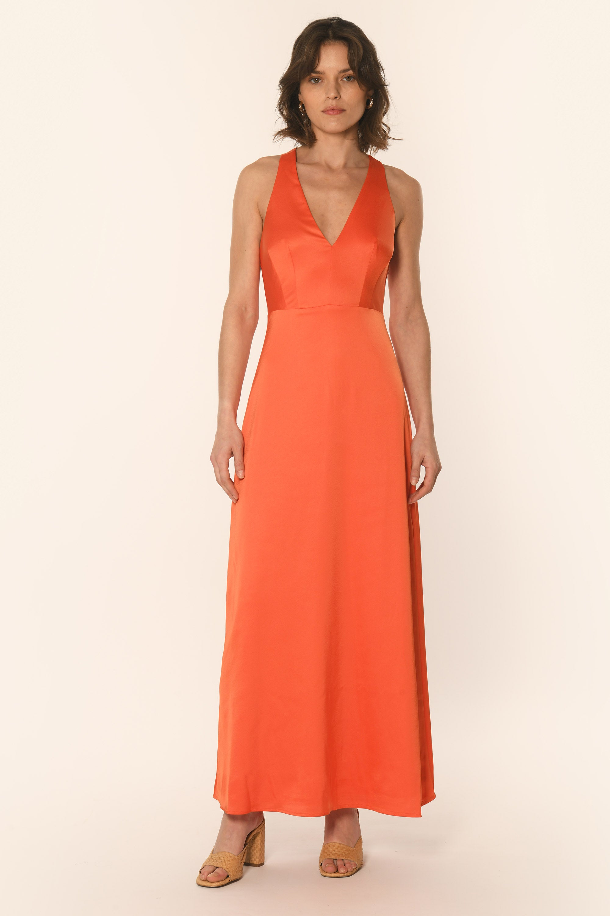 ROBE CROISÉE - ORANGE - ALLEGRA