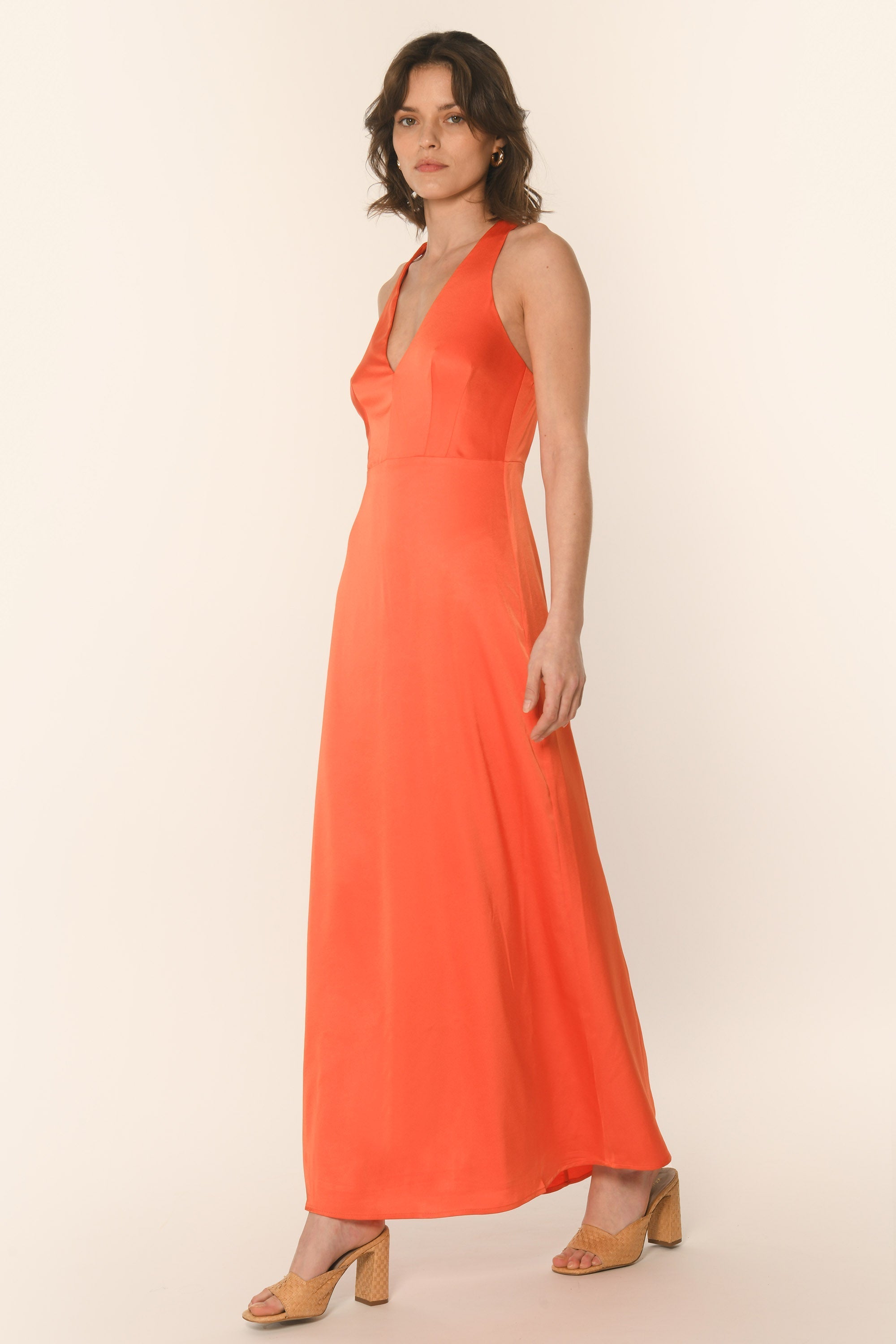 ROBE CROISÉE - ORANGE - ALLEGRA