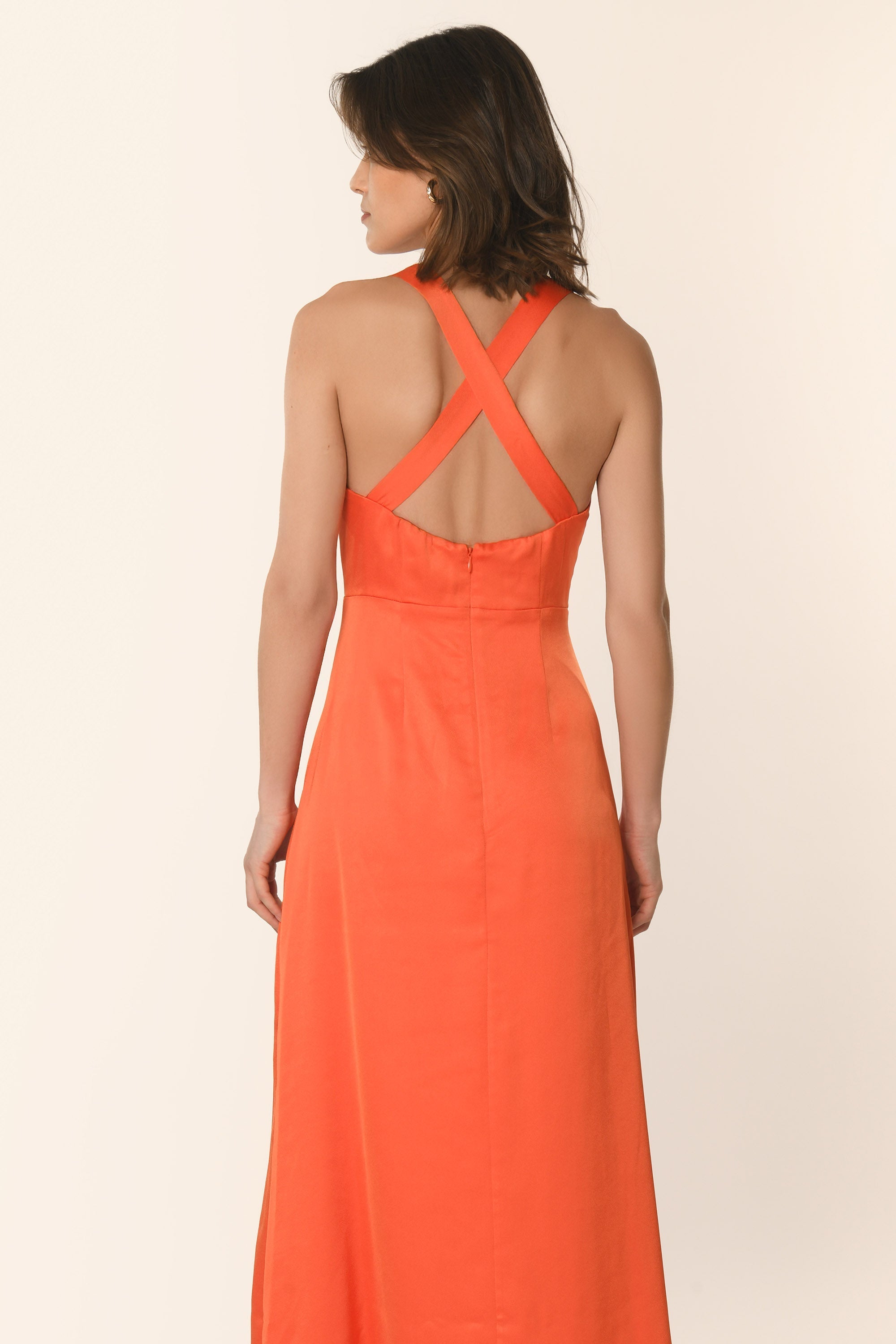 ROBE CROISÉE - ORANGE - ALLEGRA
