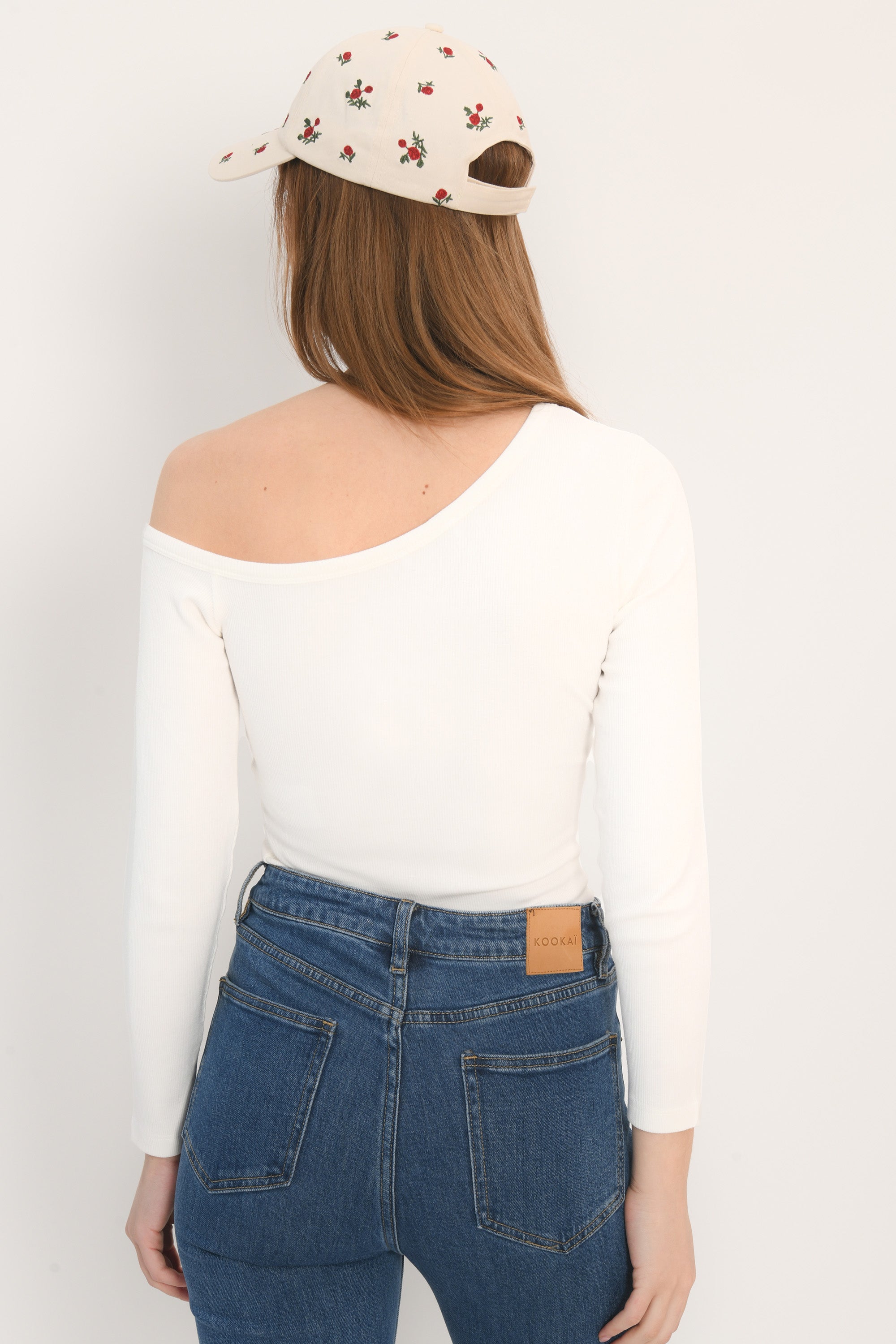 TEE SHIRT MANCHES LONGUES - ANYA - BLANC