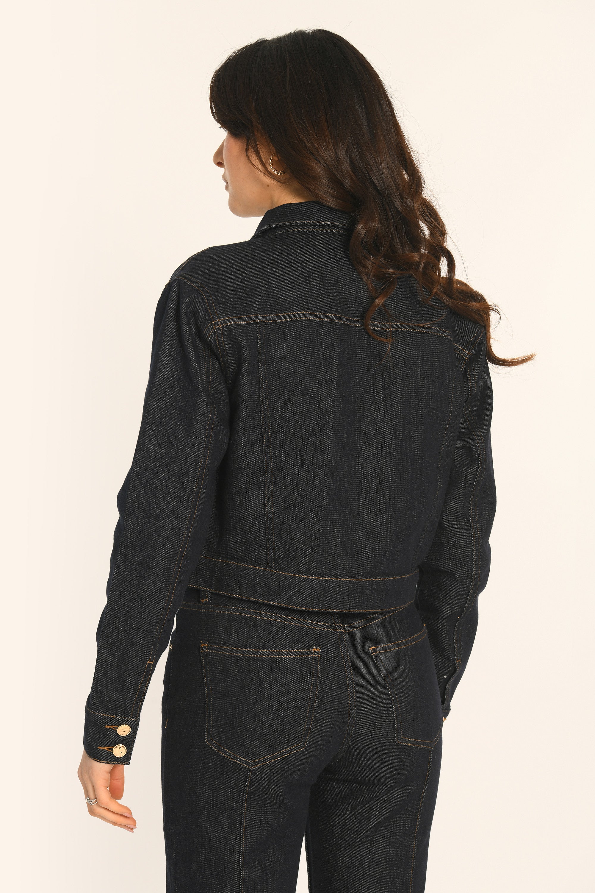 VESTE CROPPED - RINSE - ARIETTE