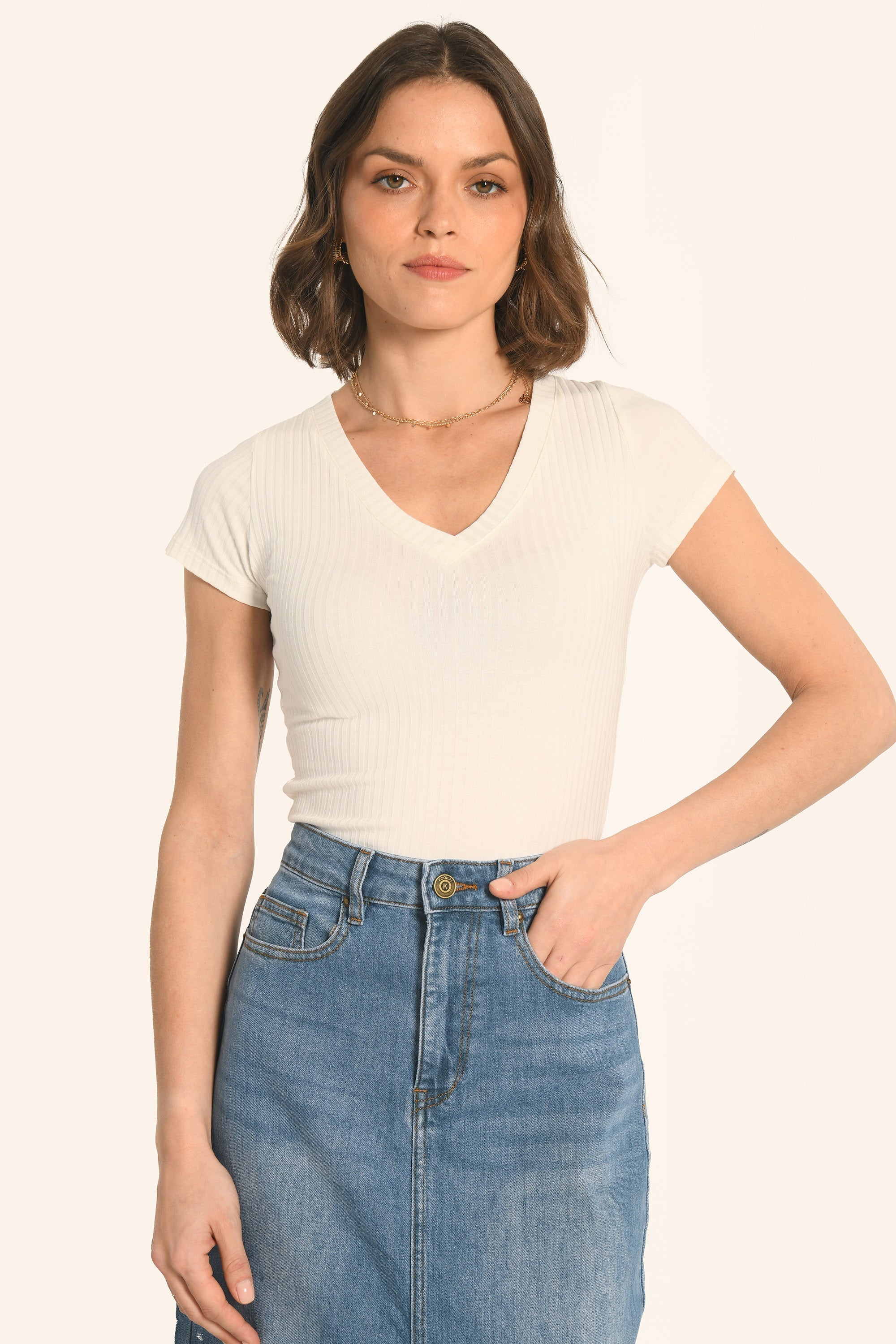 TEE SHIRT - ÉCRU - ARTHUR