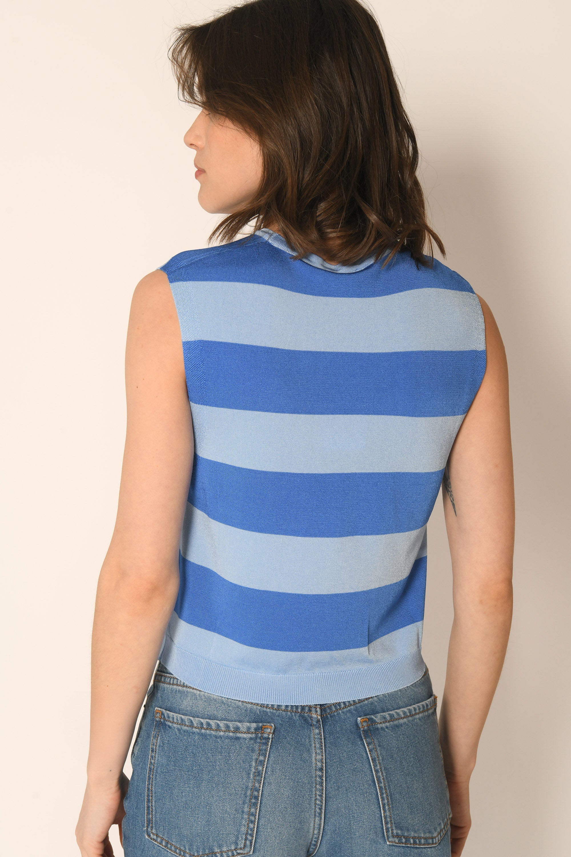 PULL SANS MANCHES - CIEL/BLEU - ATHENA