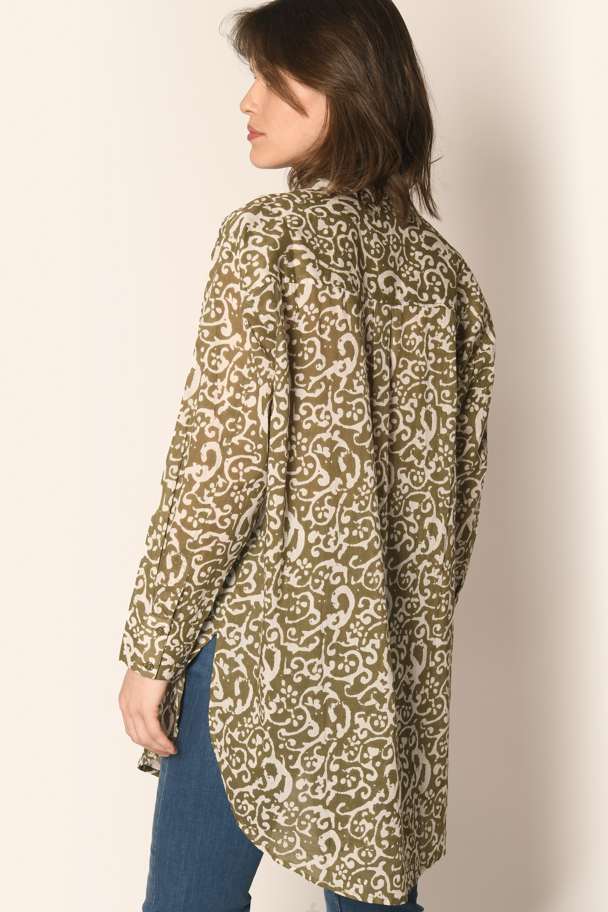 CHEMISE LOOSE - KAKI - MULHOUSE