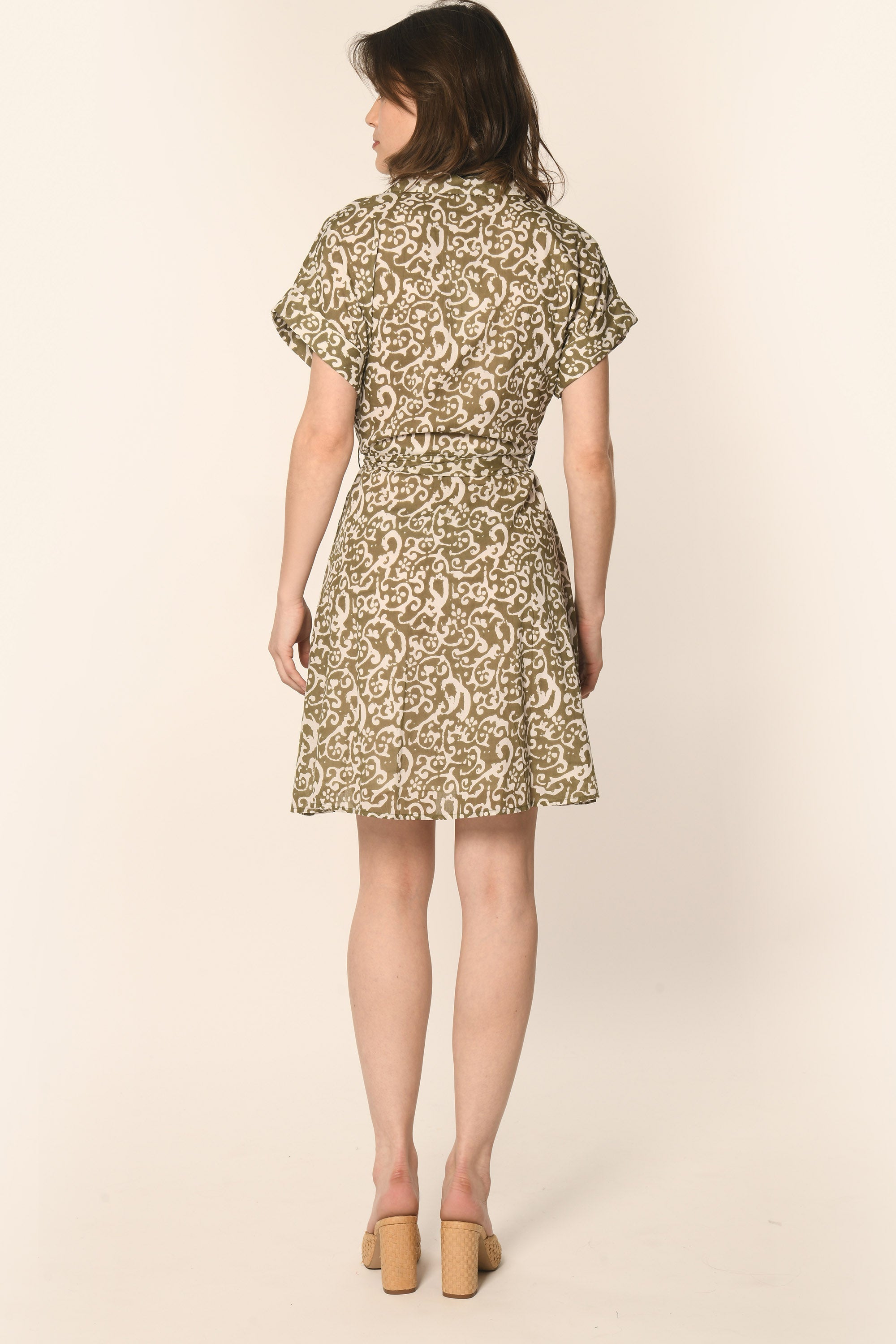 ROBE CHEMISE - KAKI - MULHOUSE