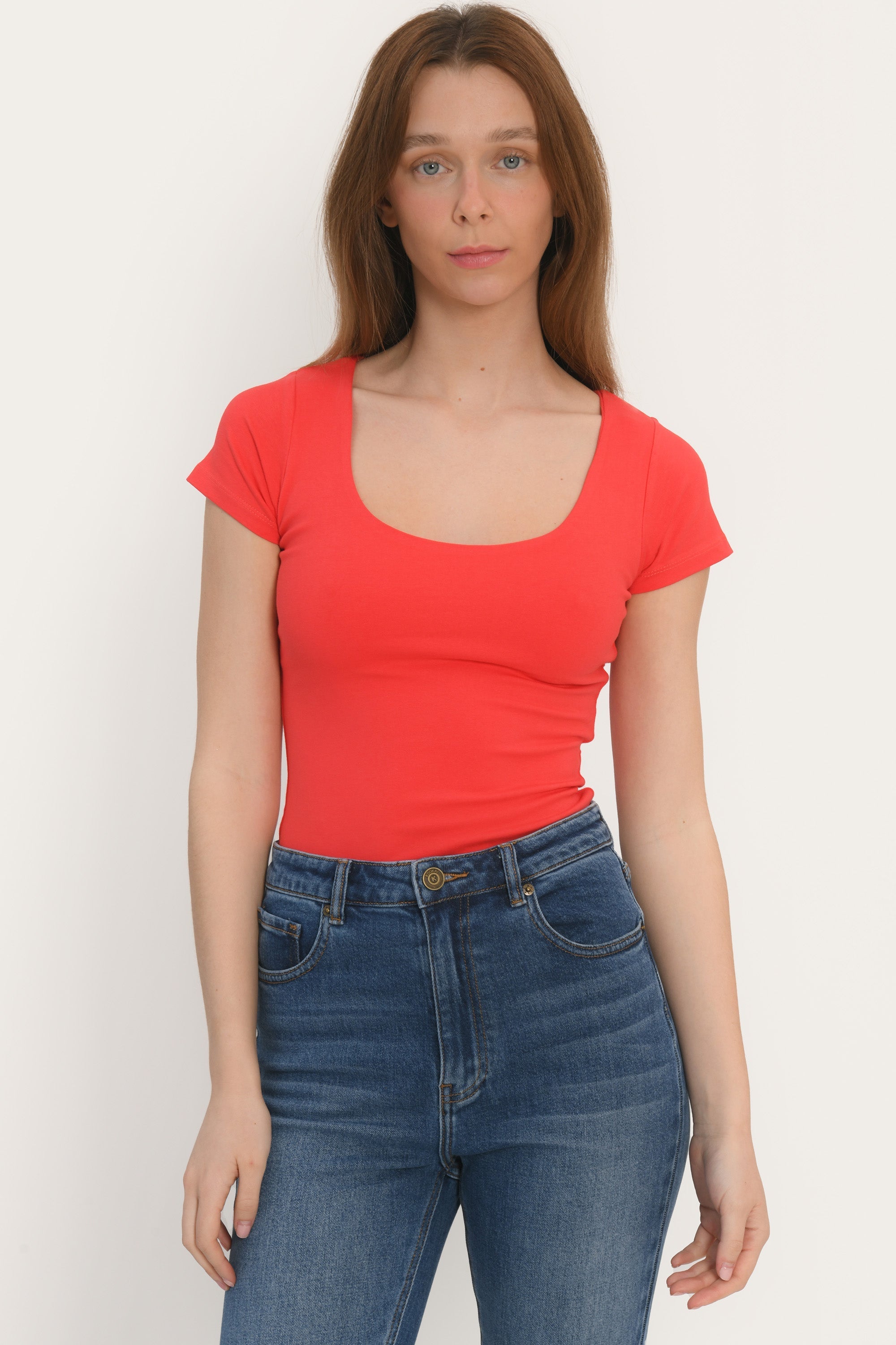 TEE SHIRT MANCHES COURTES - VIRGINI - HIBISCUS