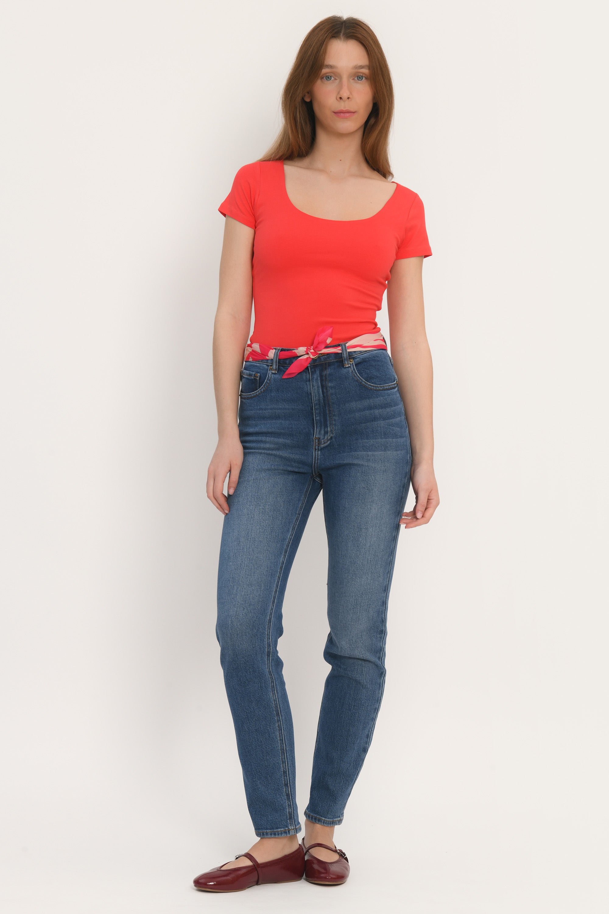 TEE SHIRT MANCHES COURTES - VIRGINI - HIBISCUS