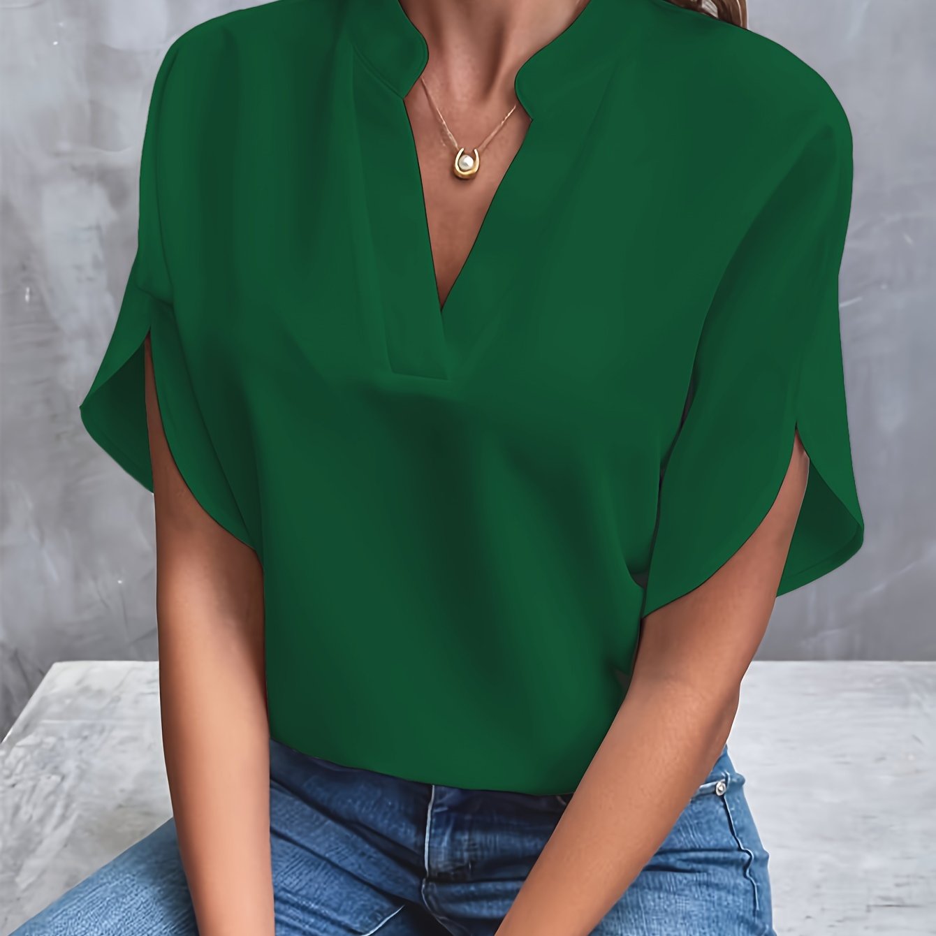 Éclat ™ | Élégance Polyvalente Blouse