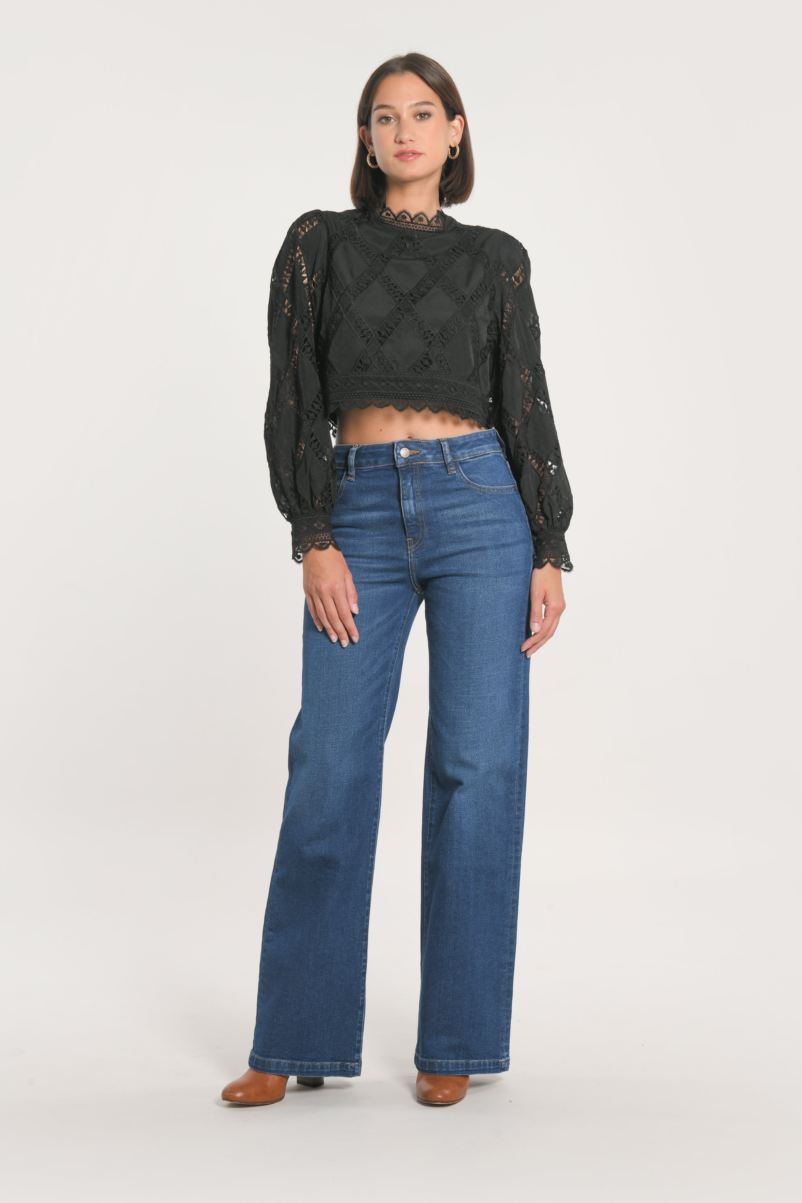 JEAN LARGE COTON RECYCLÉ ERA DOUBLE STONE