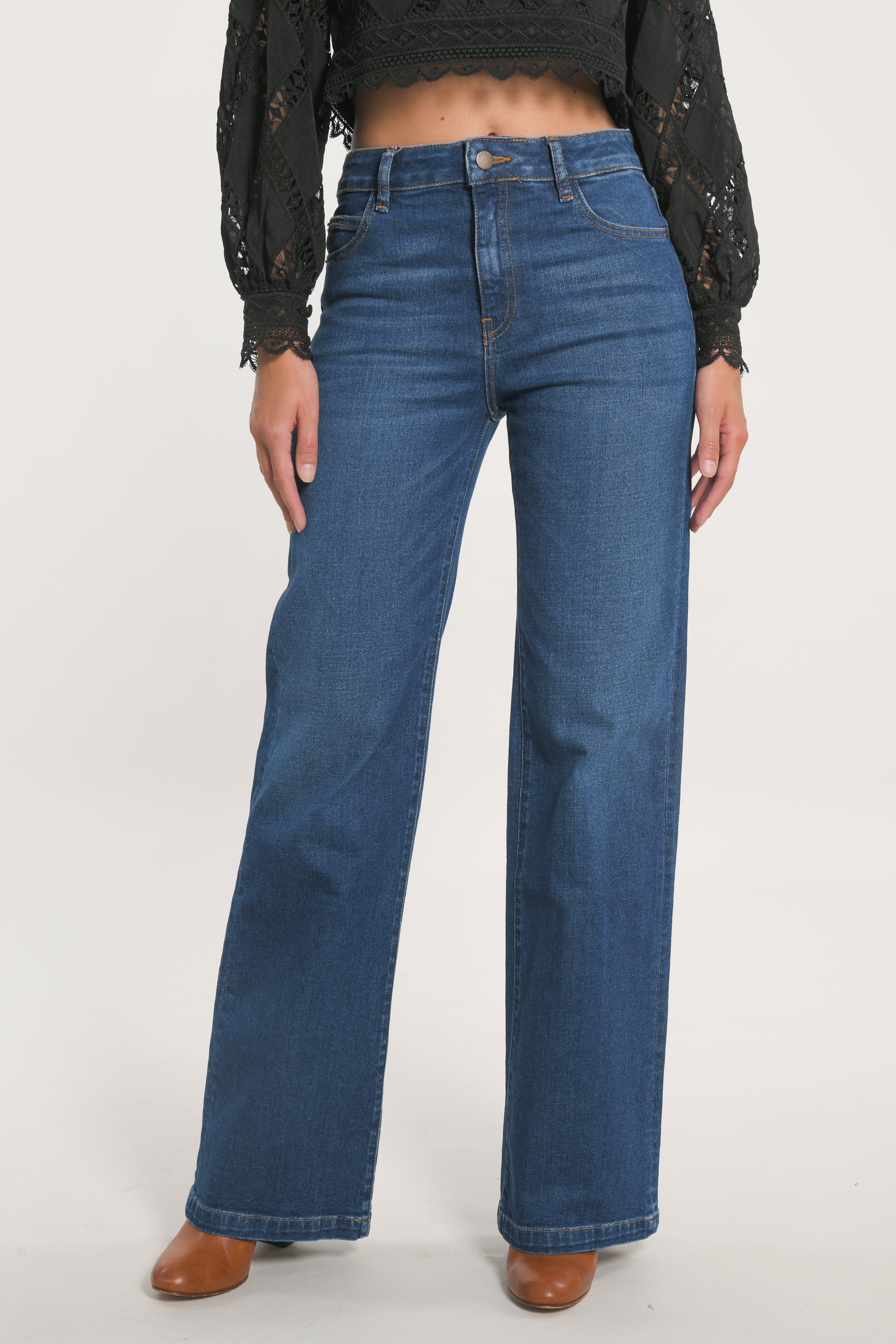 JEAN LARGE COTON RECYCLÉ ERA DOUBLE STONE