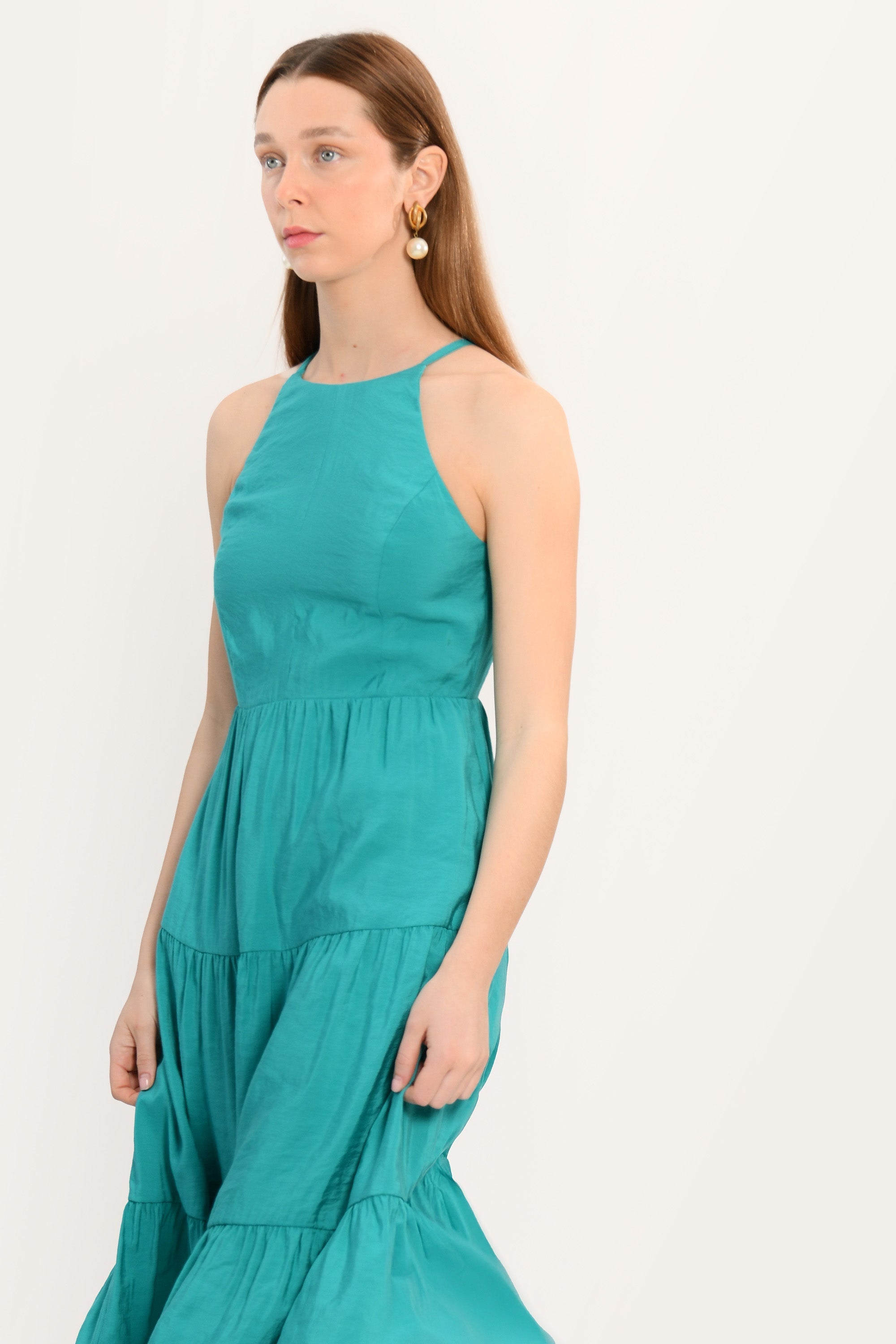 ROBE MIDI - ADELE - CYAN