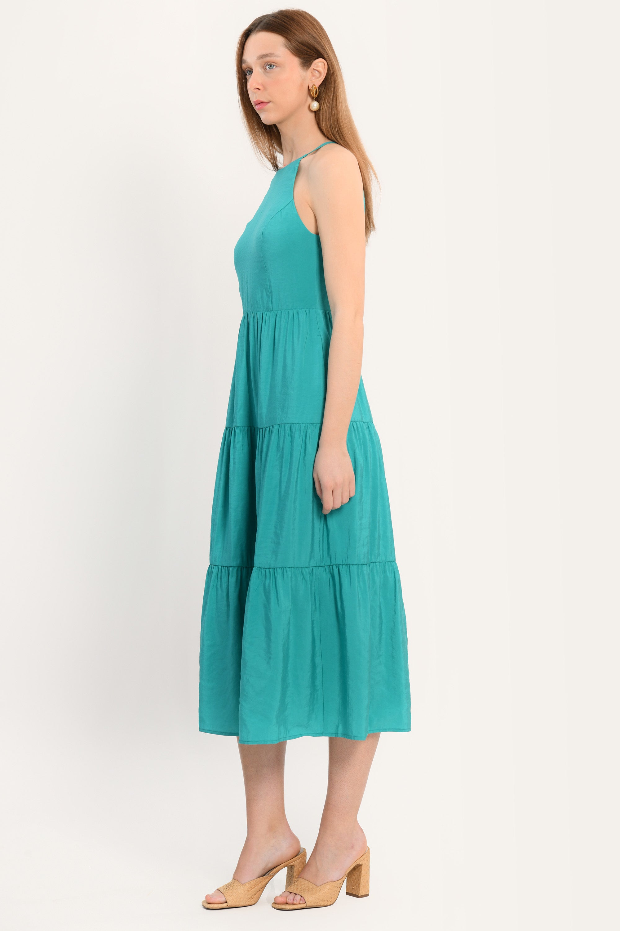 ROBE MIDI - ADELE - CYAN