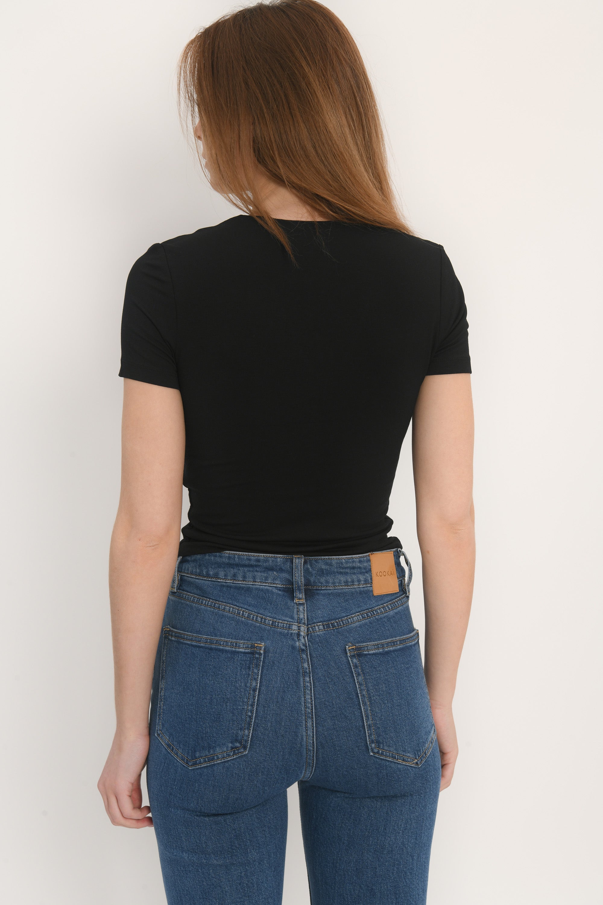 TEE SHIRT MANCHES COURTES - AKO - NOIR