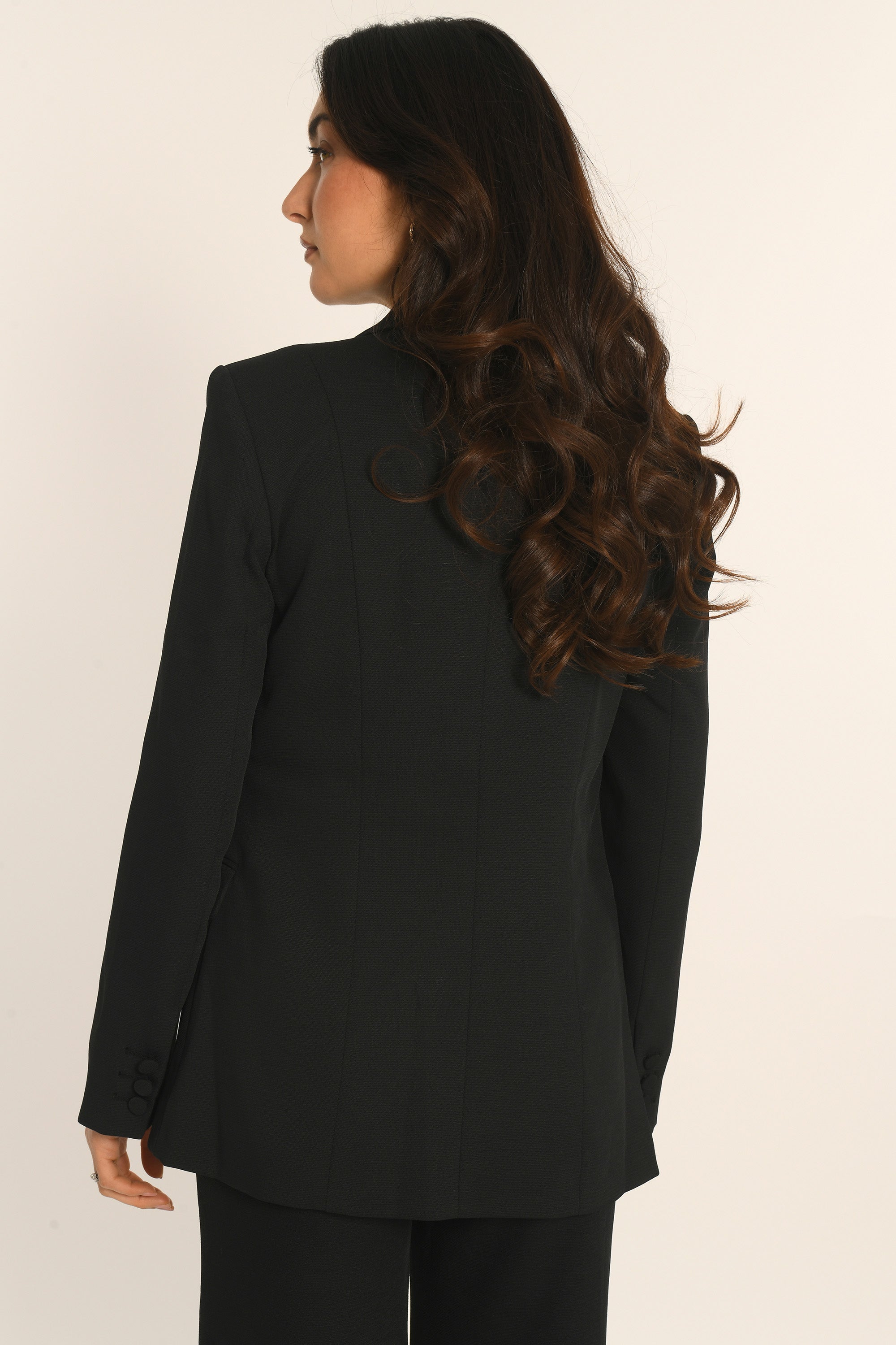 VESTE LONGUE - NOIR - ALBA