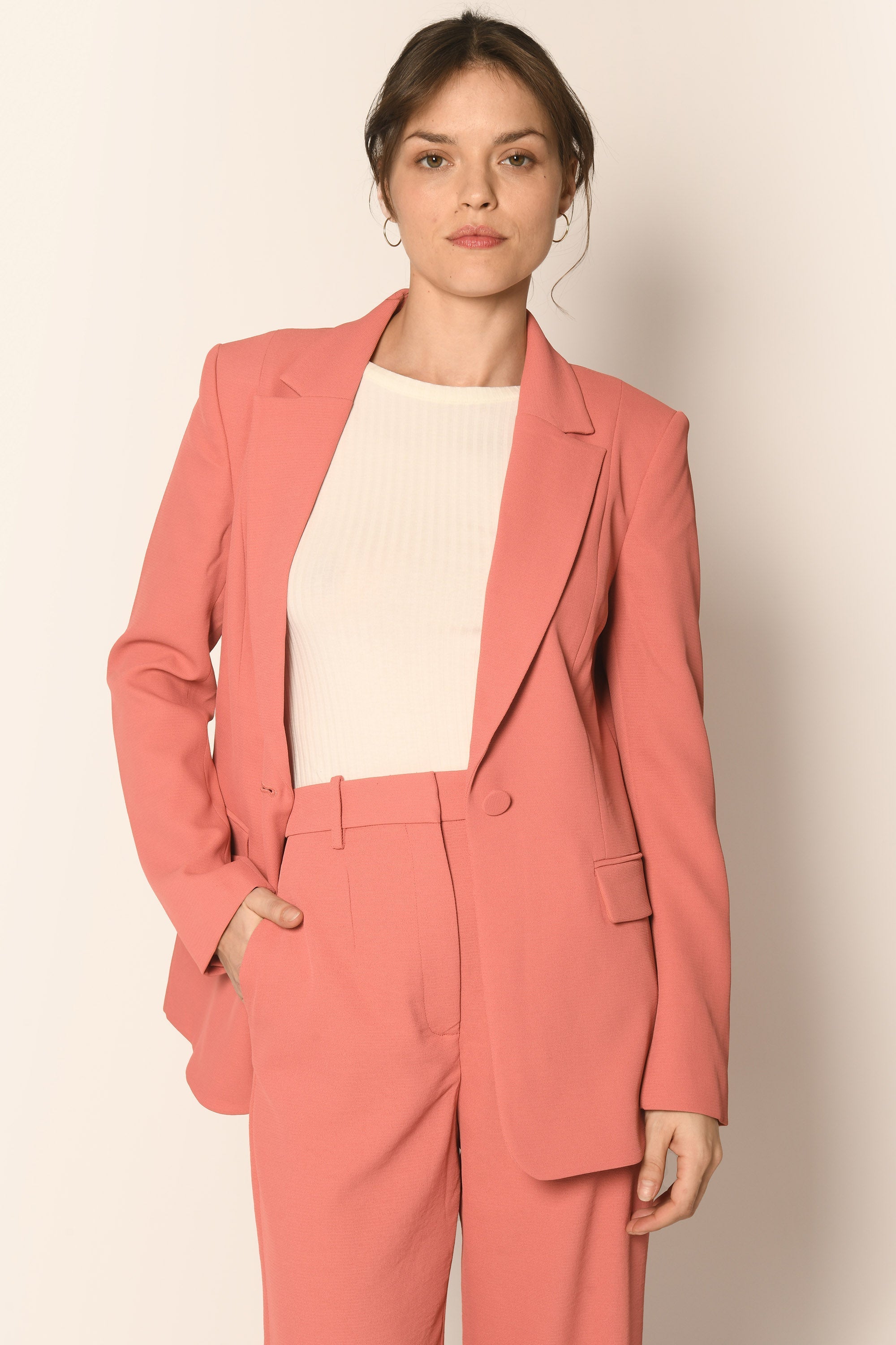 VESTE LONGUE - TERRACOTTA - ALBA