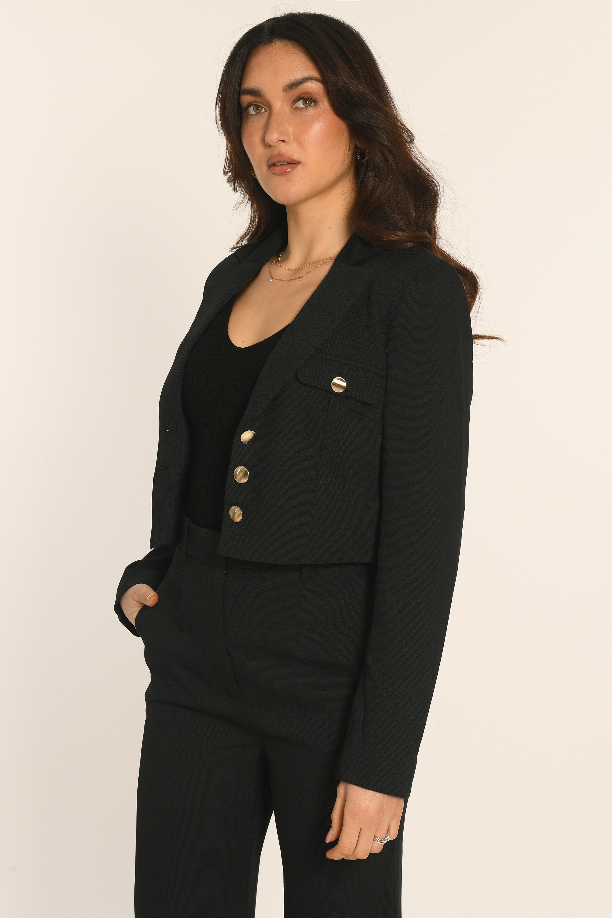 VESTE COURTE - NOIR - ALBA