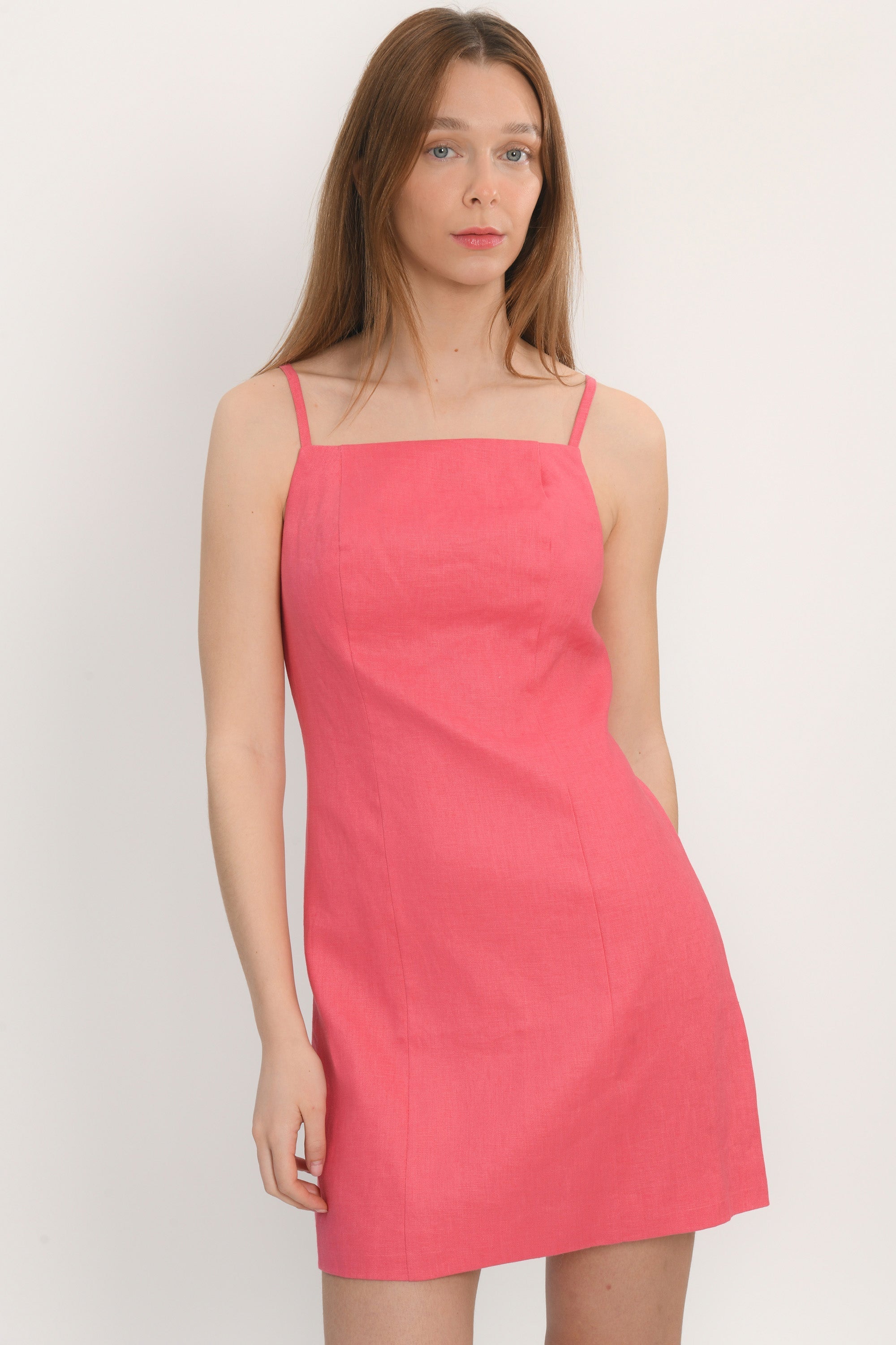 ROBE TRAPEZE - ALICE - FUSCHIA