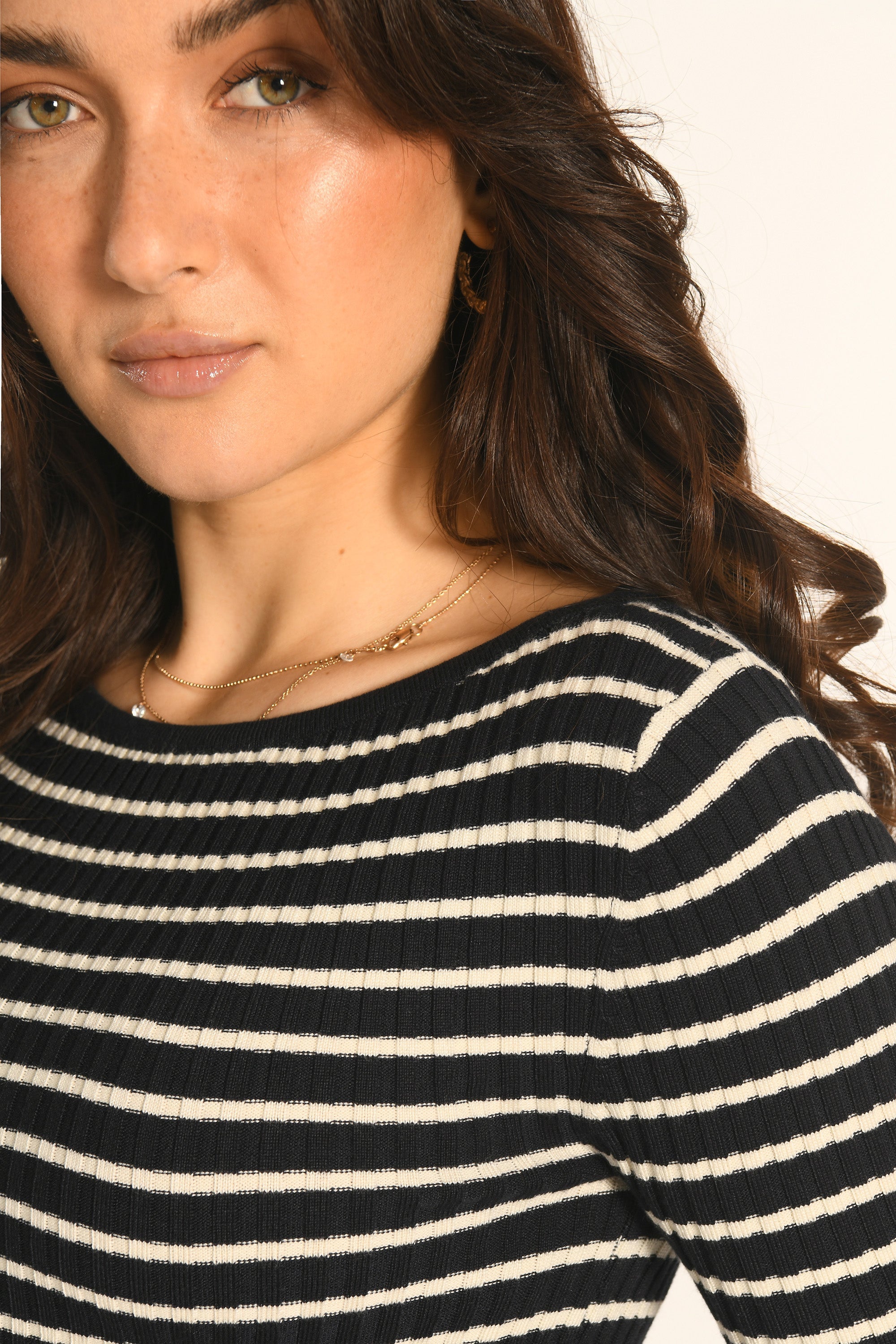 PULL - NAVY/ÉCRU - ALIDA