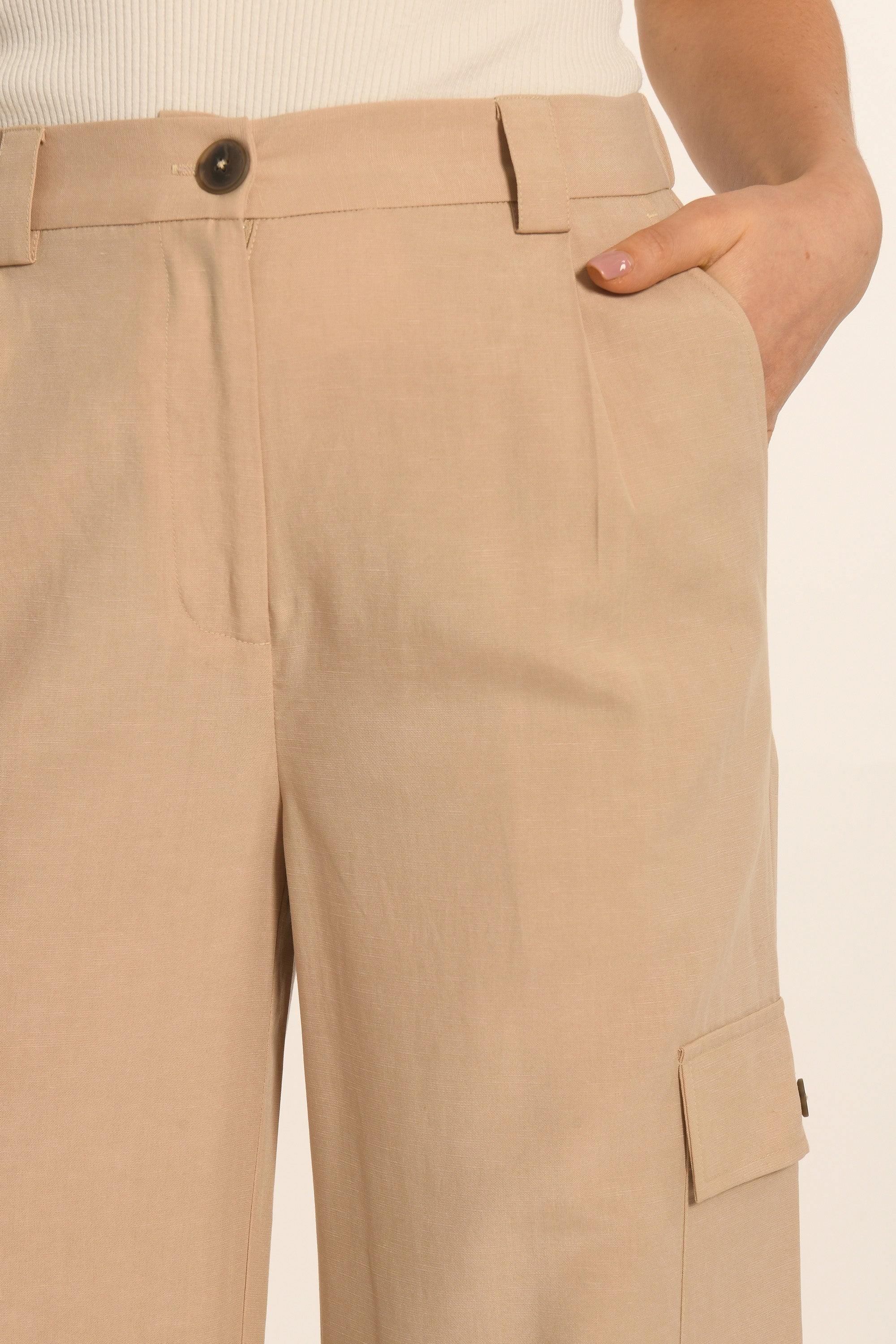 PANTALON - BEIGE - AMAYA