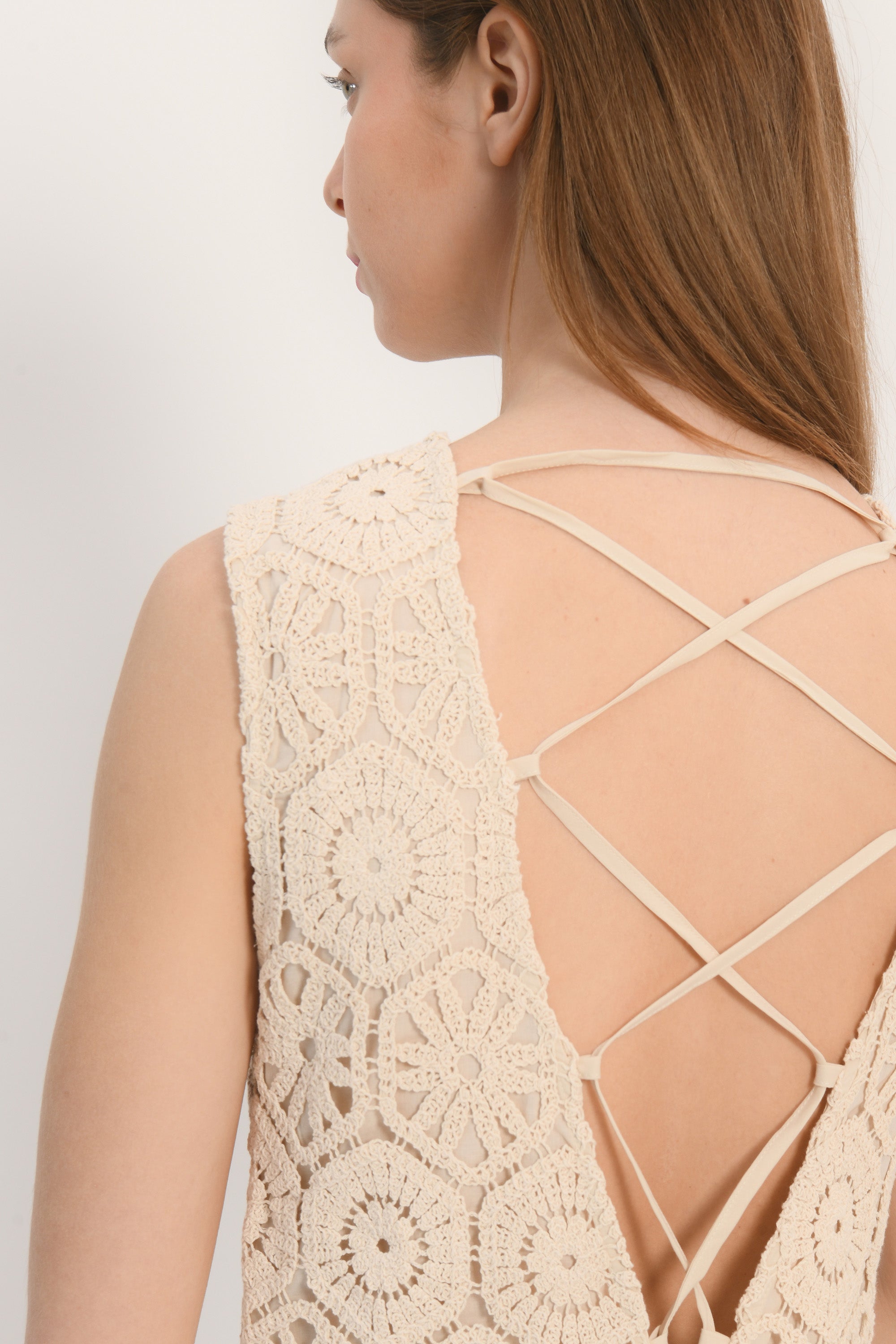 ROBE COURTE - ANDREE - BEIGE