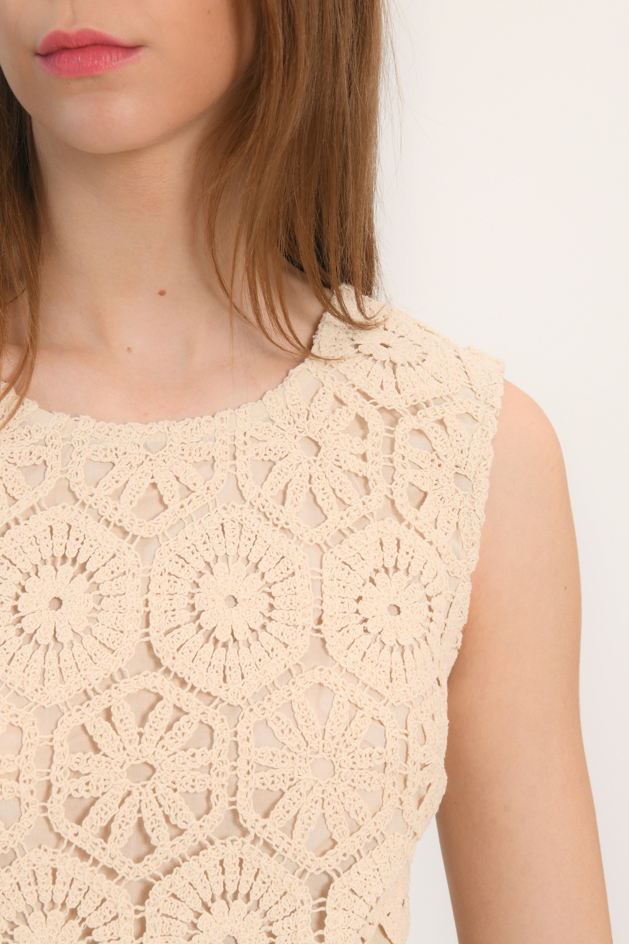 ROBE COURTE - ANDREE - BEIGE