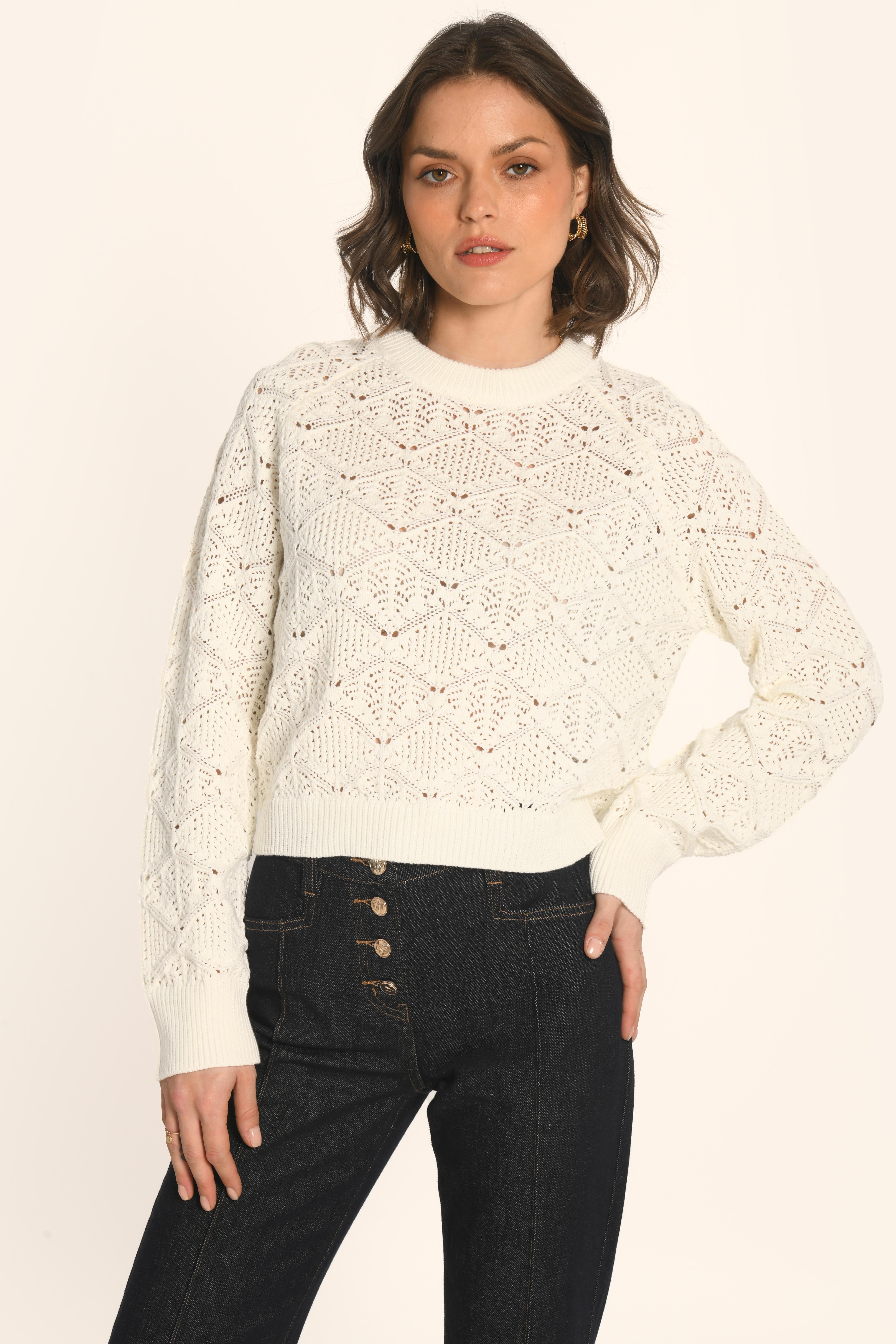 PULL - ÉCRU - ANGE