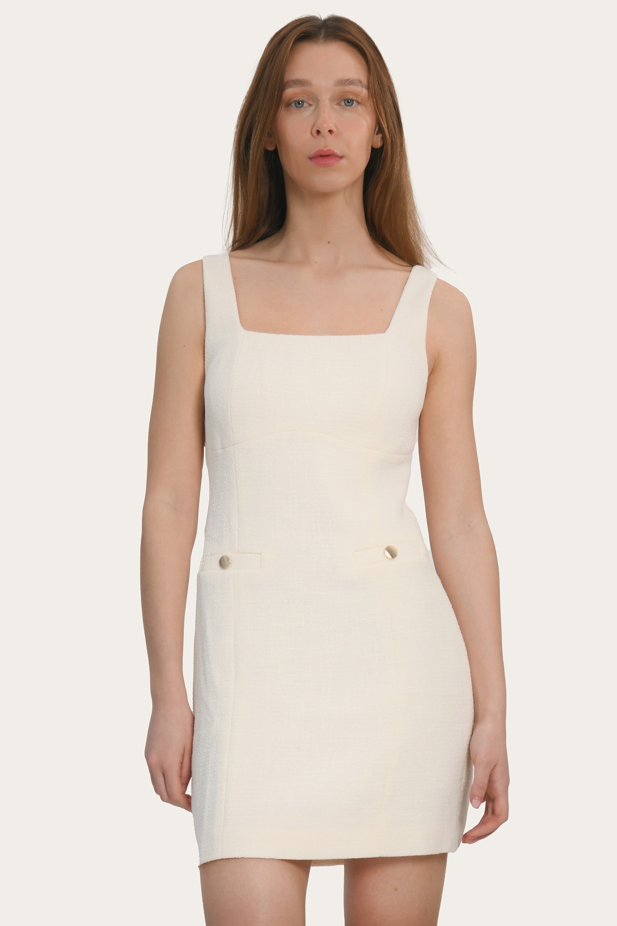 ROBE COURTE - ANNETTE - CREME