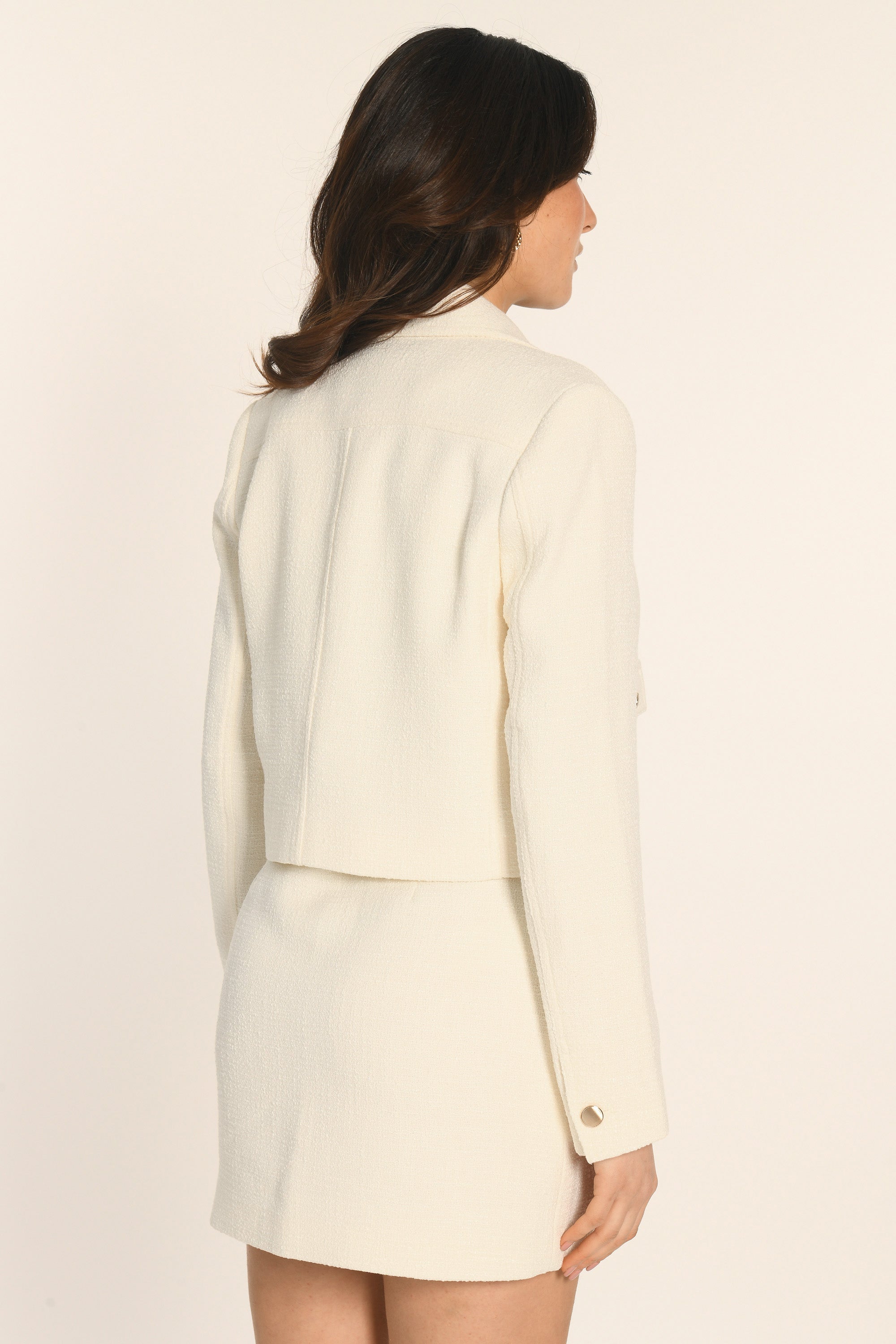 VESTE TWEED - CRÈME - ANNETTE