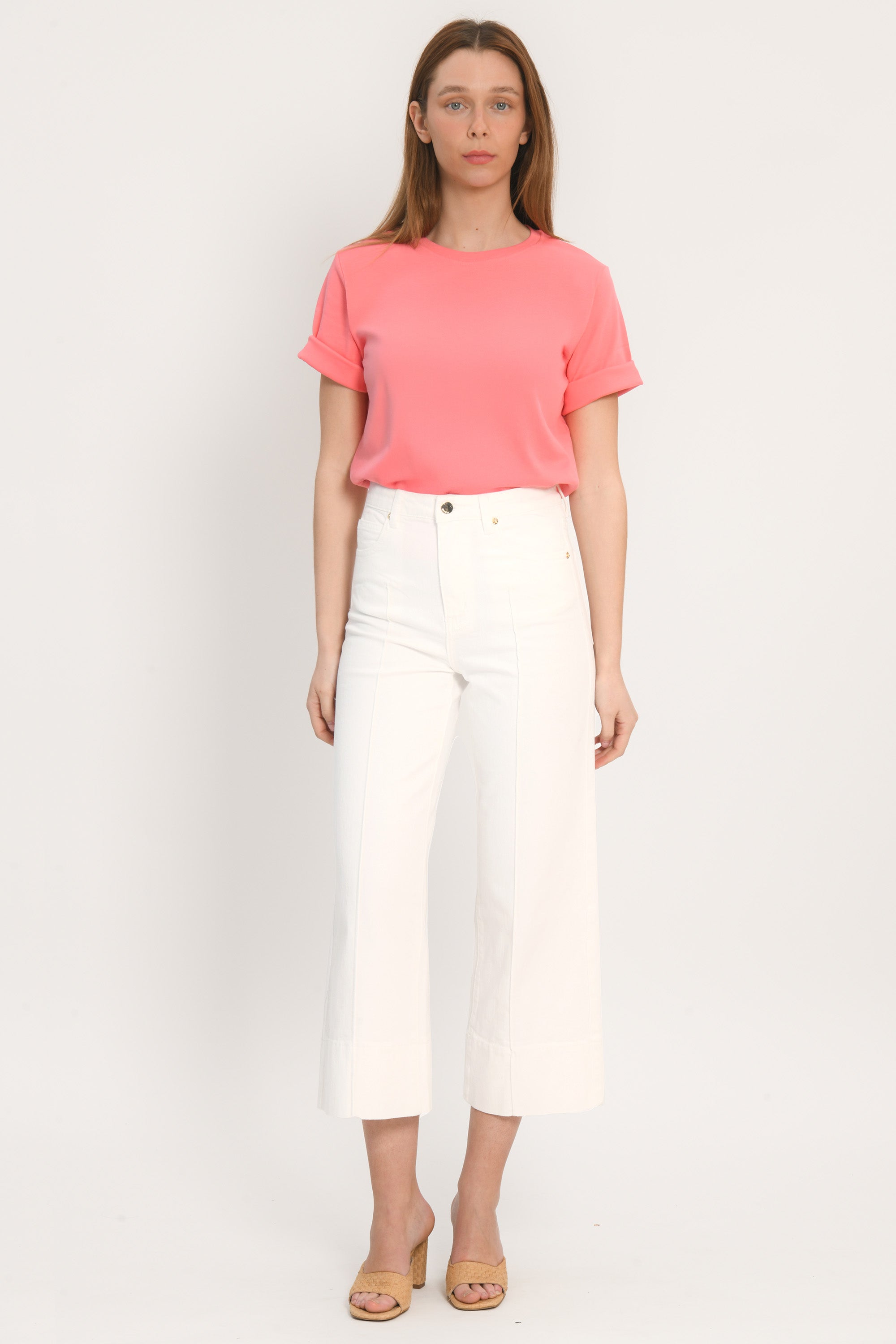 JEAN SPORTWEAR CROP - ANOUK - BLANC